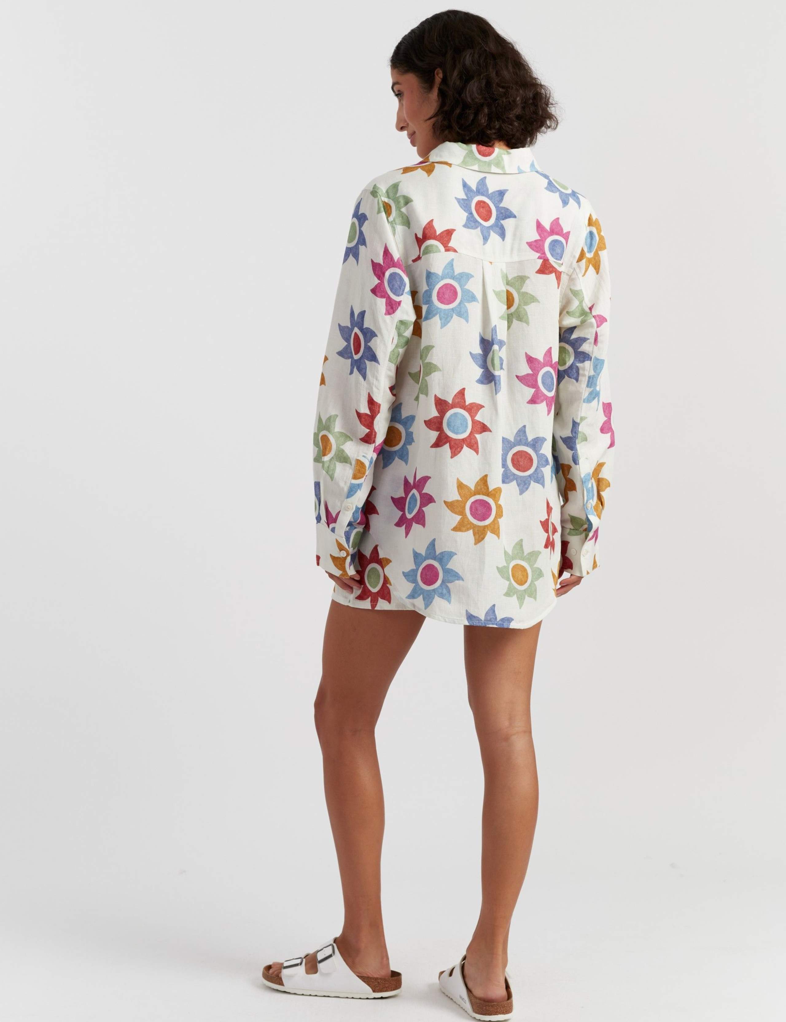 Pure Cotton Floral Shirt 4 of 5