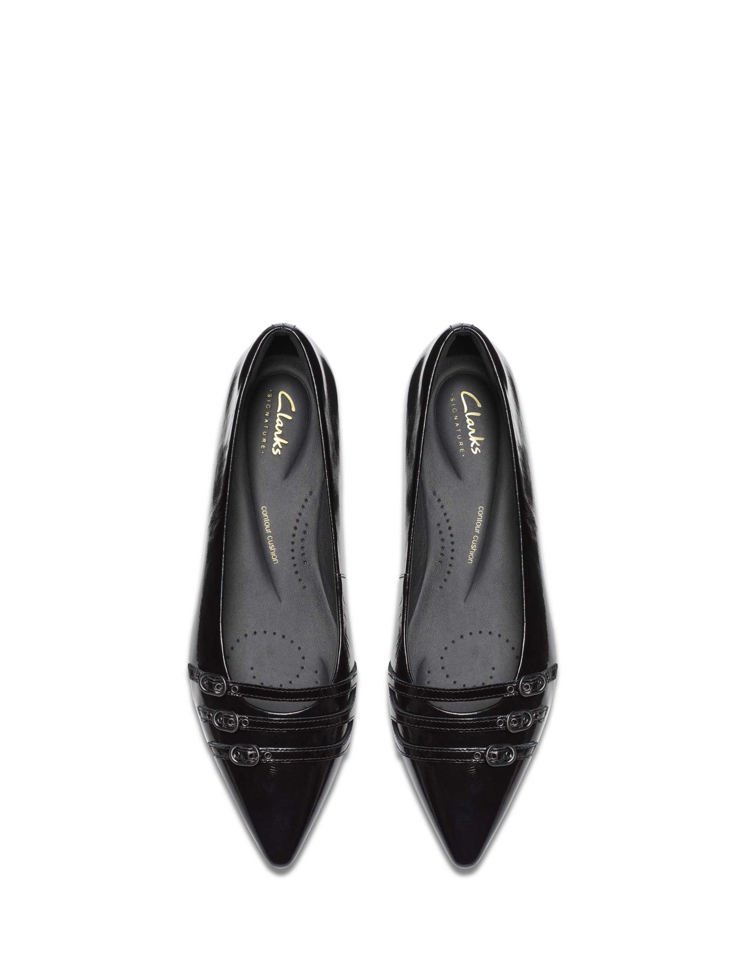 Leather Patent Flat Pointed Pumps 4 of 6