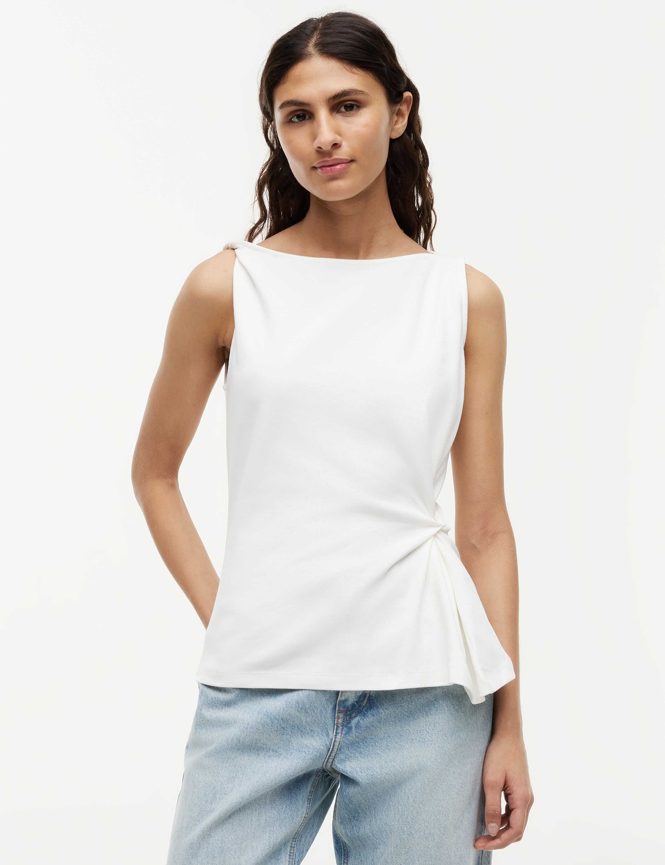 Pure Cotton Knot Front Top 1 of 5