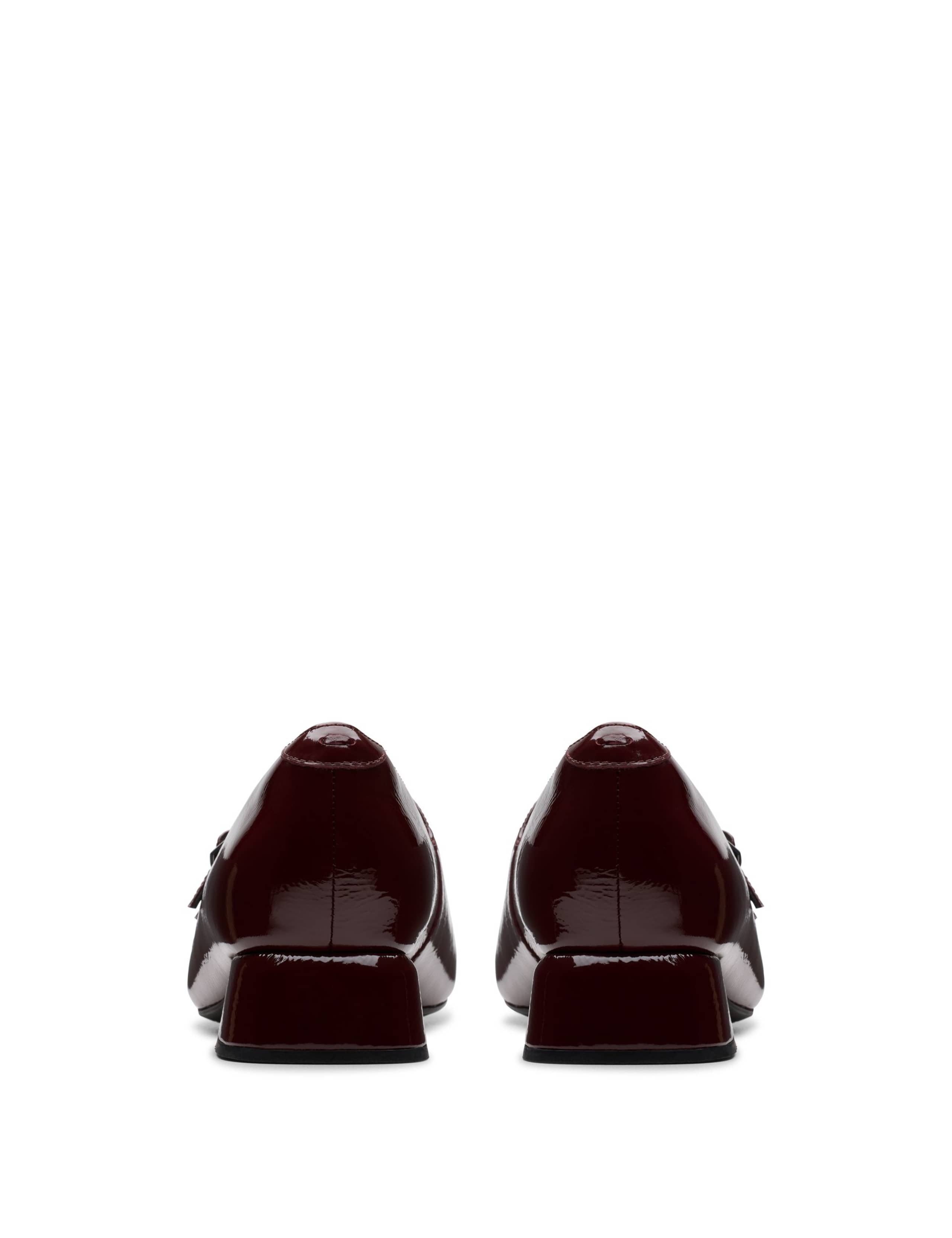 Leather Patent Block Heel Shoes 5 of 6