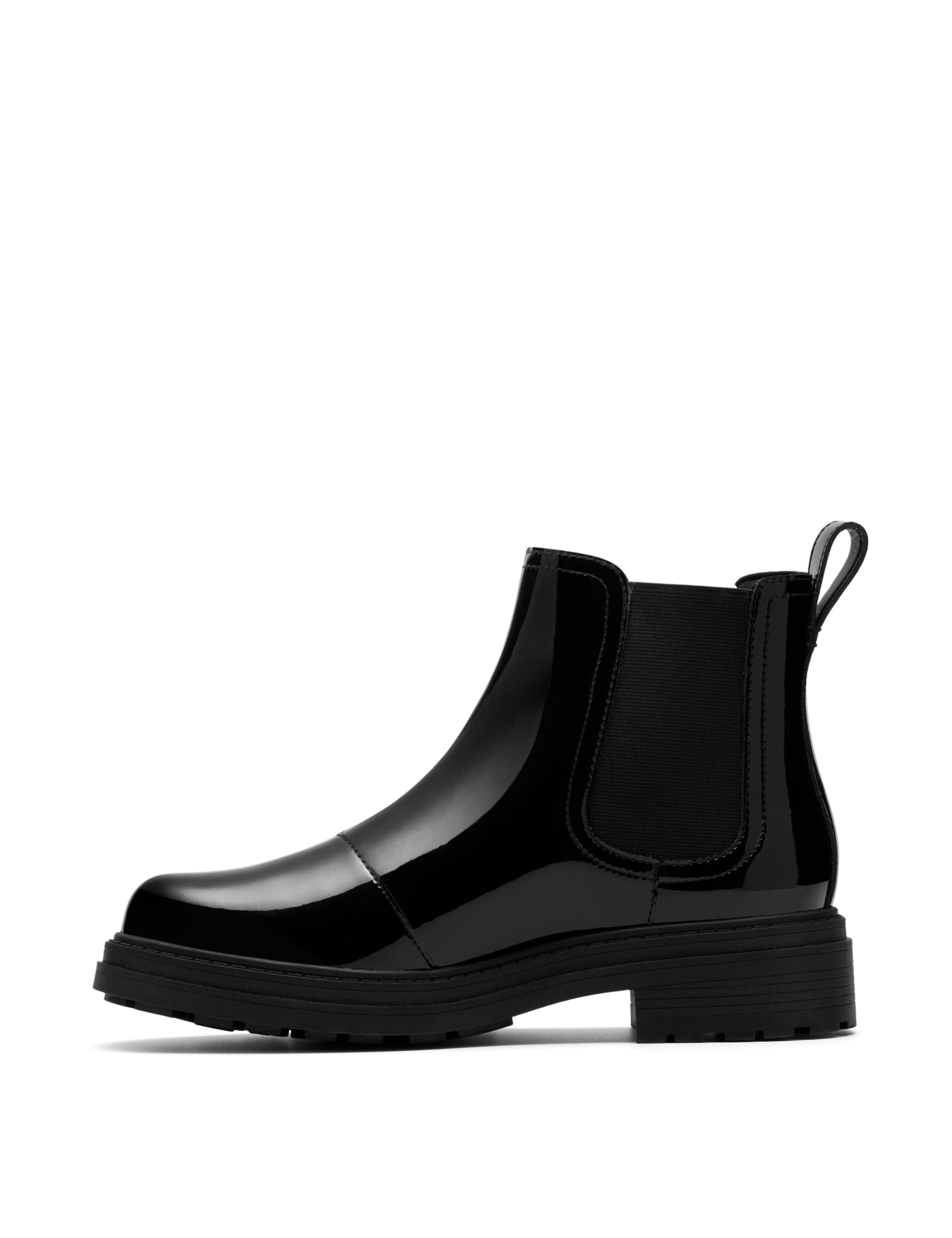 Wide Fit Patent Leather Chelsea Boots 6 of 6