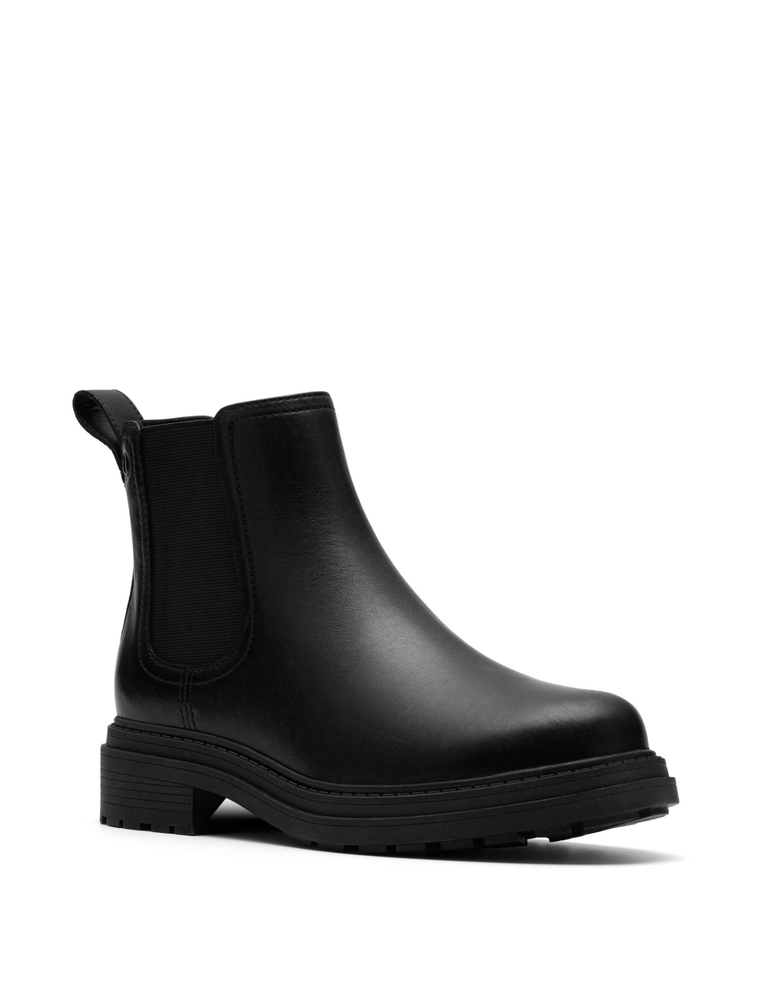 Wide Fit Leather Chelsea Boots 2 of 6