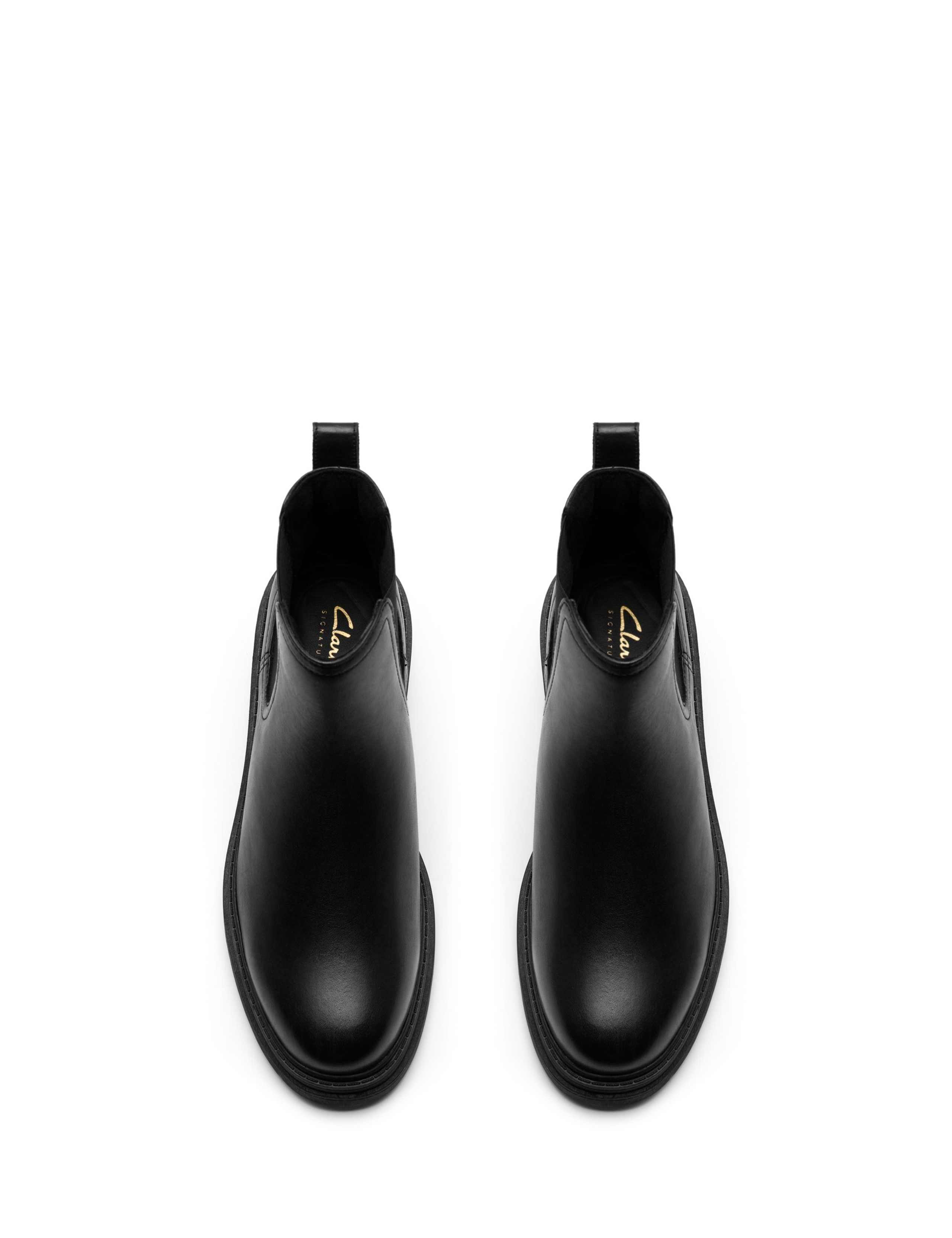 Wide Fit Leather Chelsea Boots 3 of 6