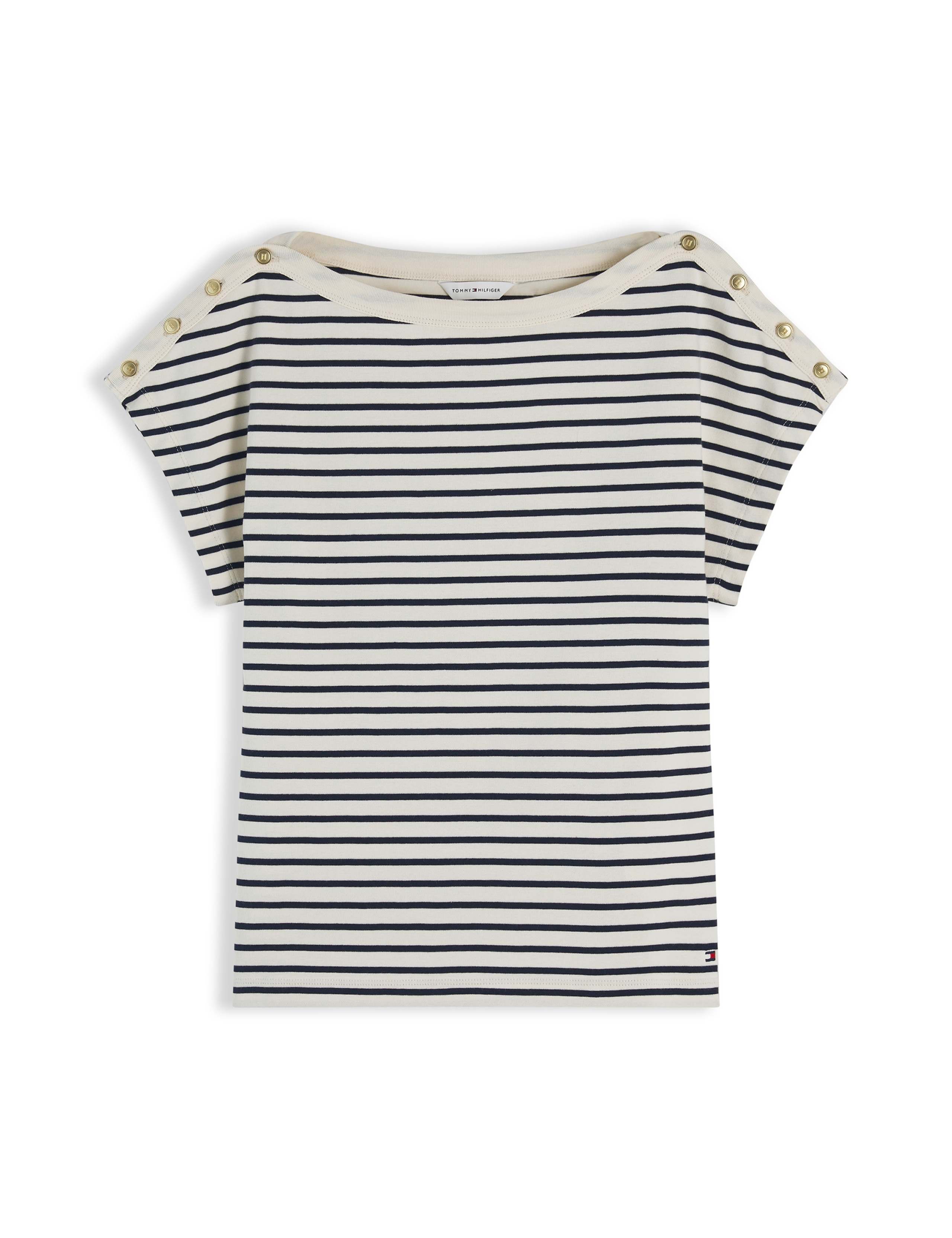 Pure Cotton Striped T-Shirt 2 of 5