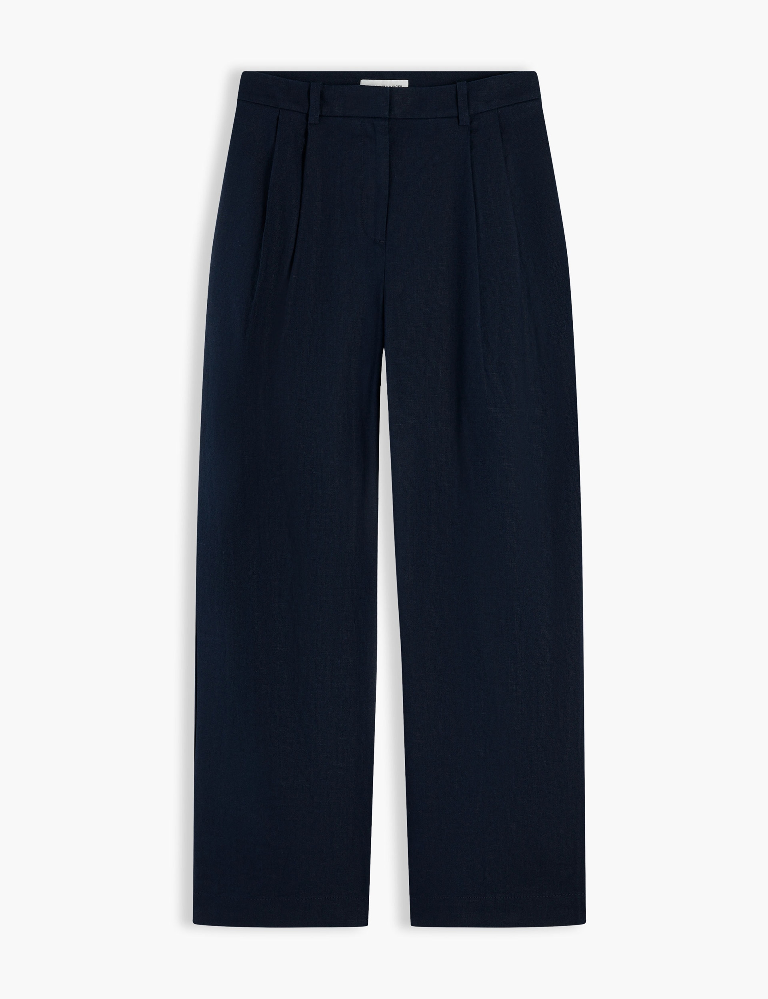Linen Rich Tailored Wide Leg Trousers 2 of 7