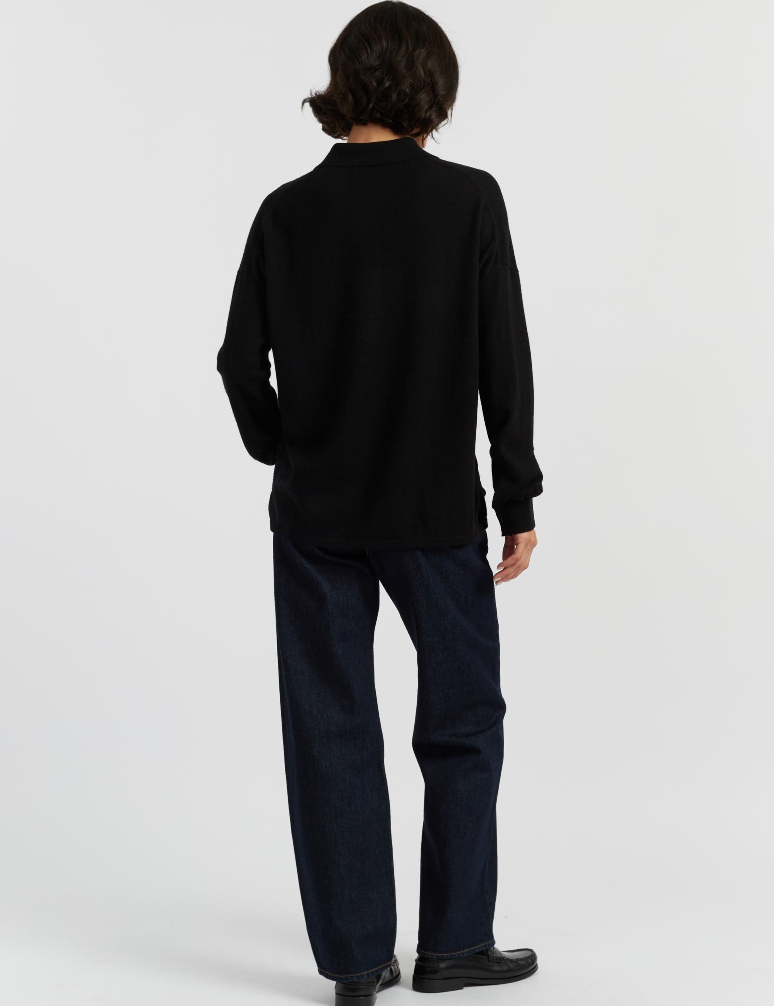 Wool Rich Collared Shirt with Cashmere 3 of 4