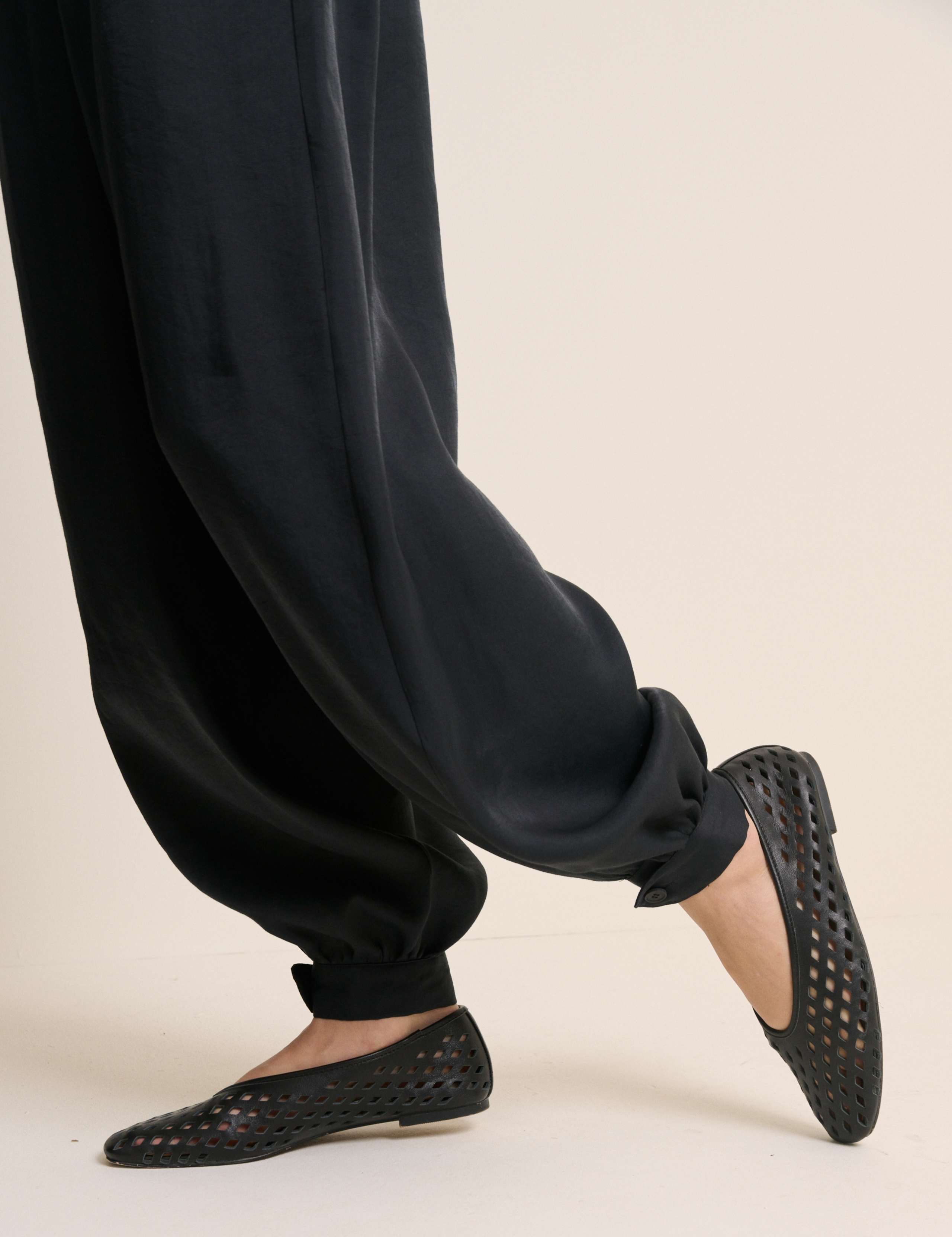 Button Detail Relaxed Cuffed Trousers 5 of 5