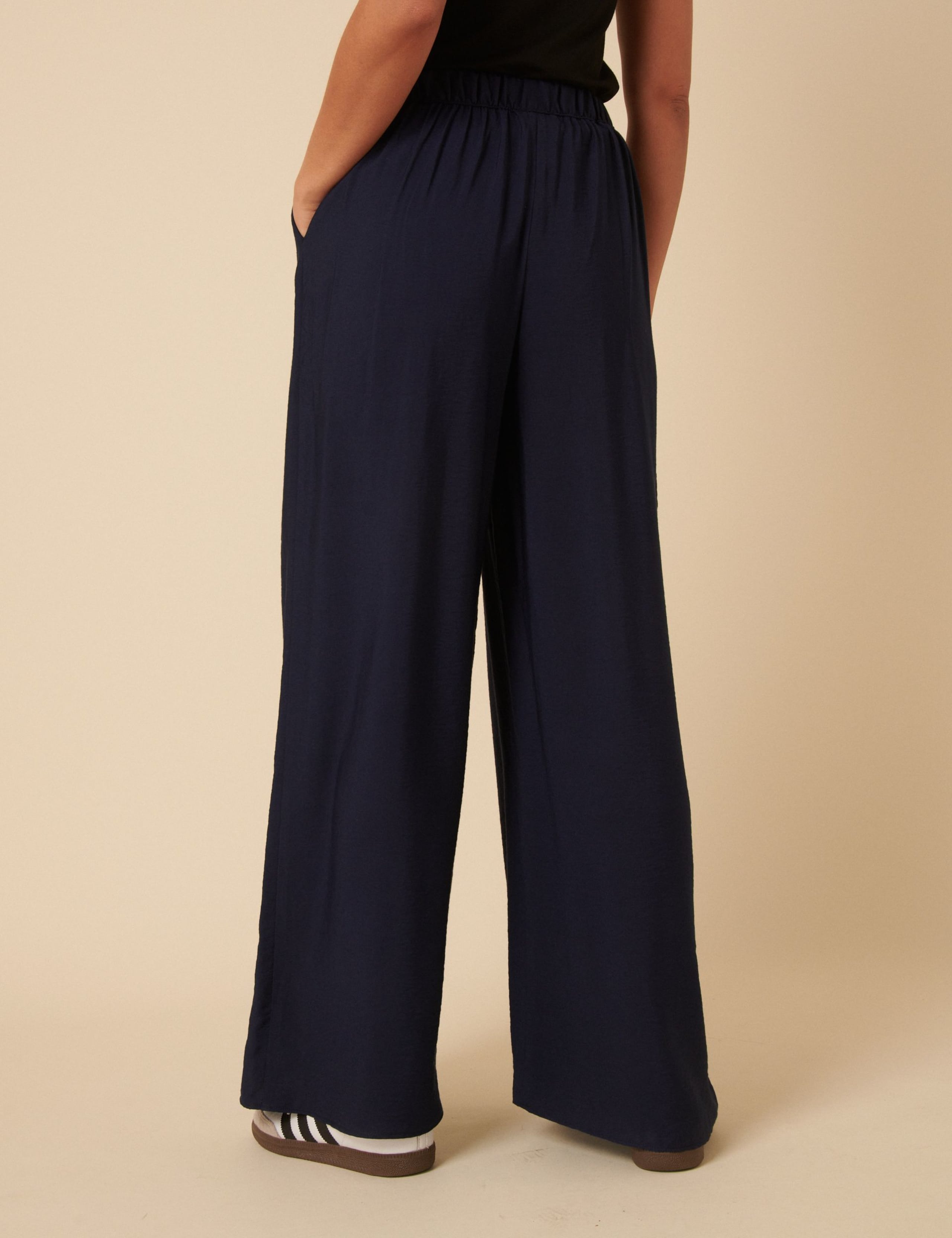 Wide Leg Cropped Trousers 2 of 5