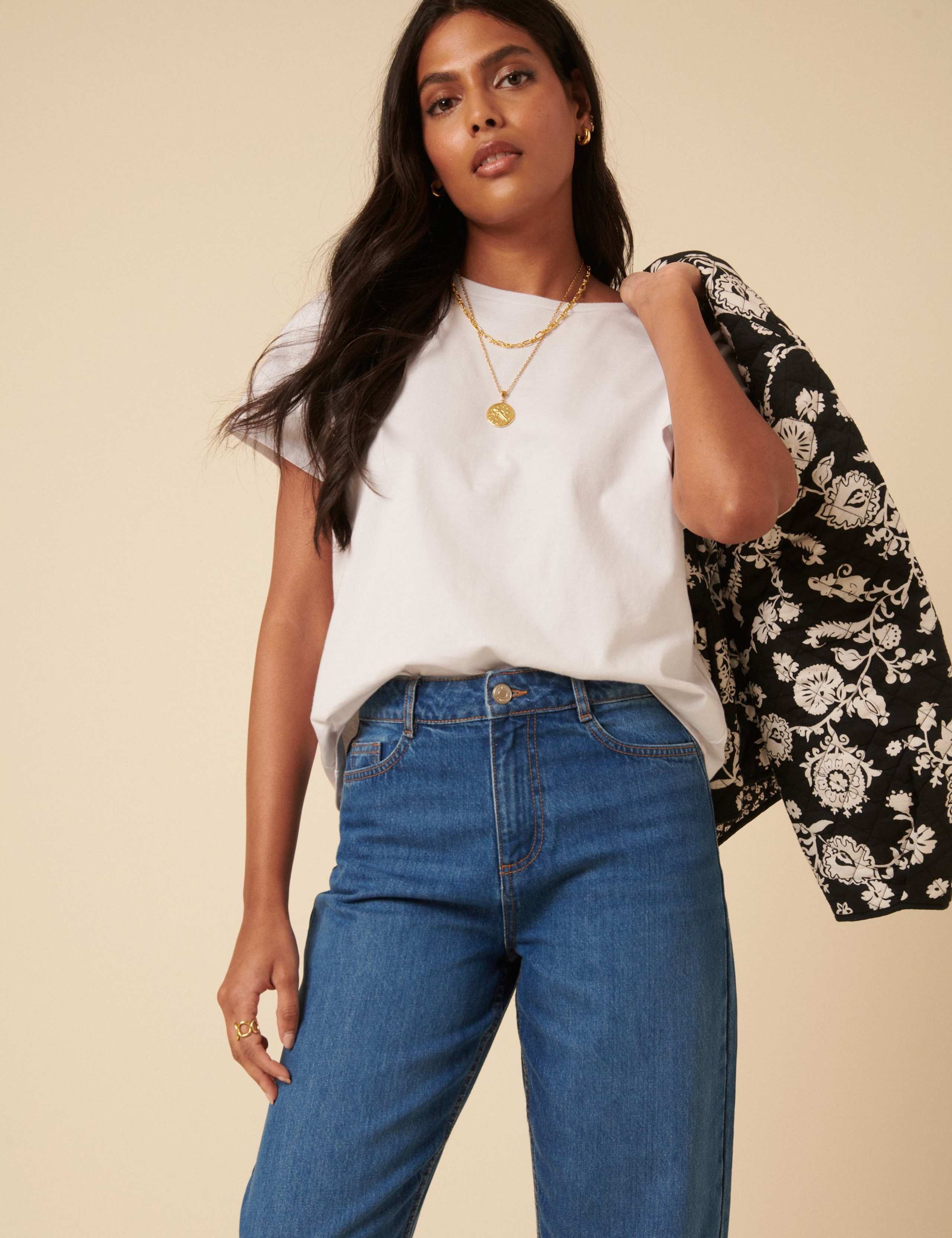 Boyfriend Mid Rise Barrel Jeans 2 of 5
