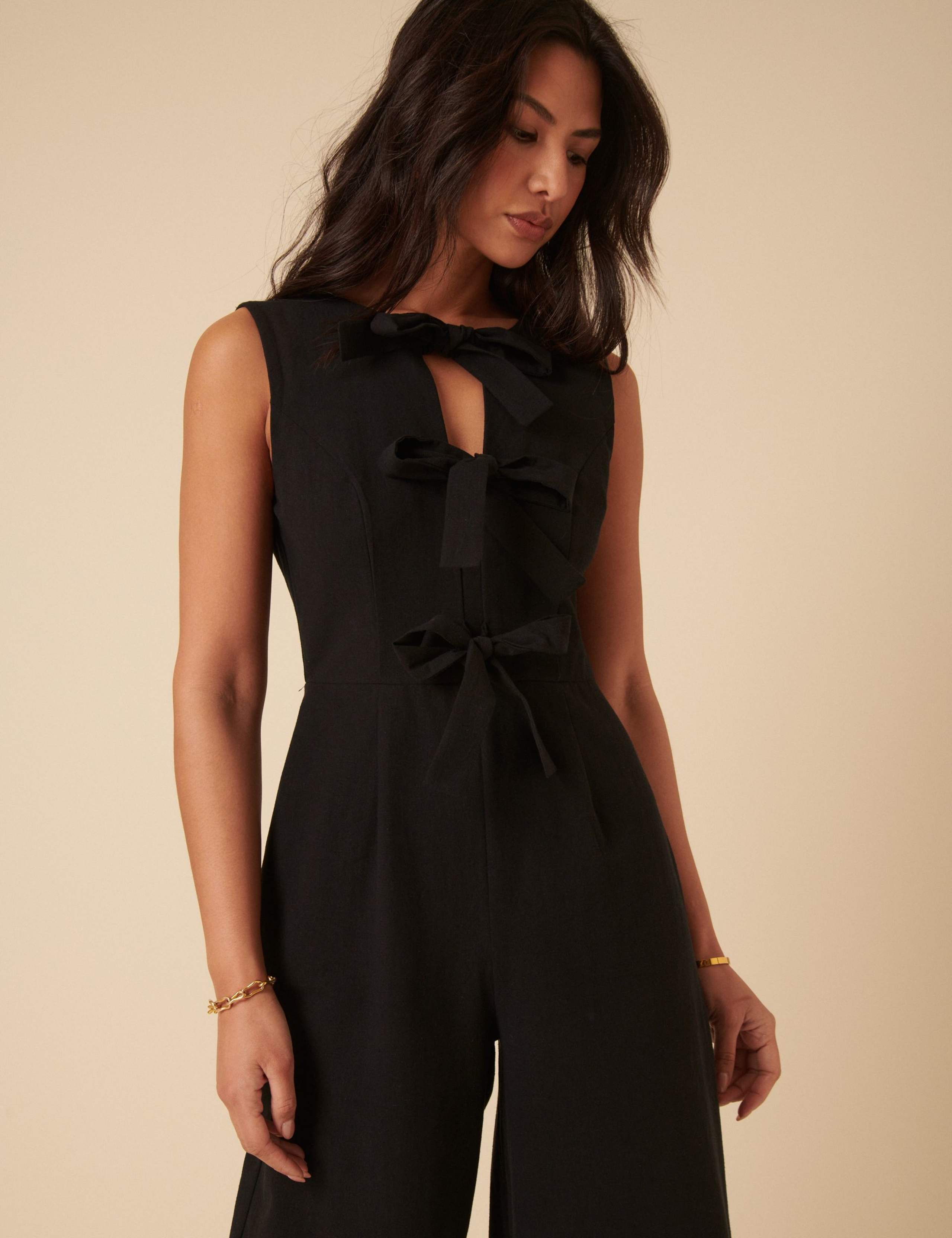 Cotton Sleeveless Jumpsuit 3 of 3