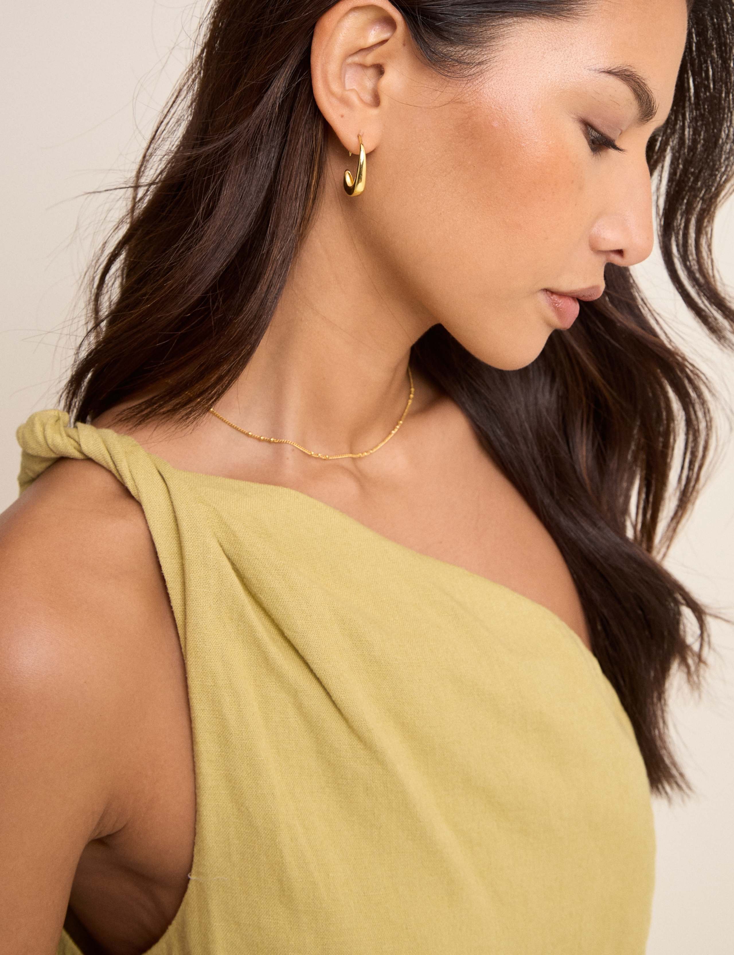 Linen Rich One Shoulder Twisted Top 5 of 5