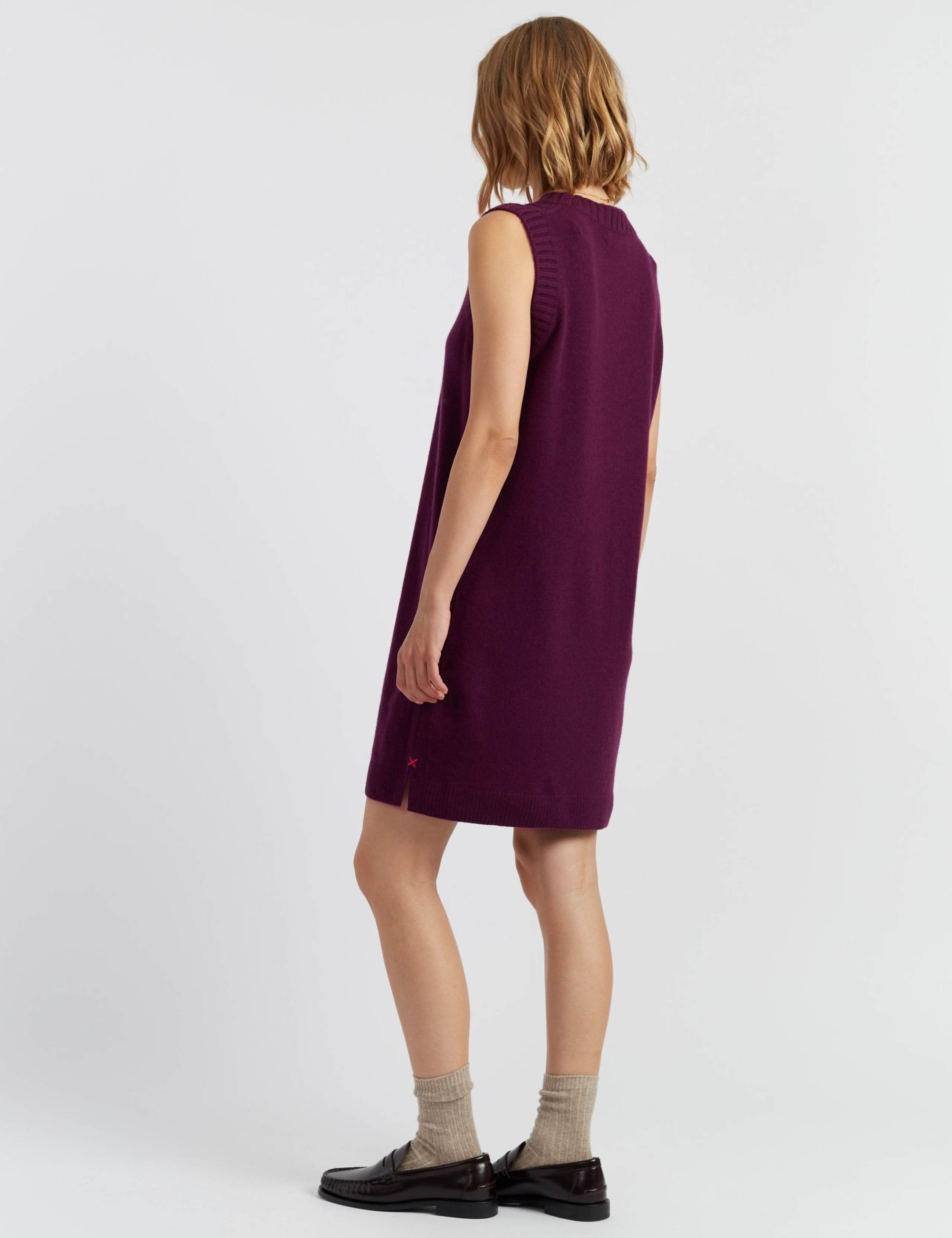 Wool Rich Jumper Dress with Cashmere 3 of 4