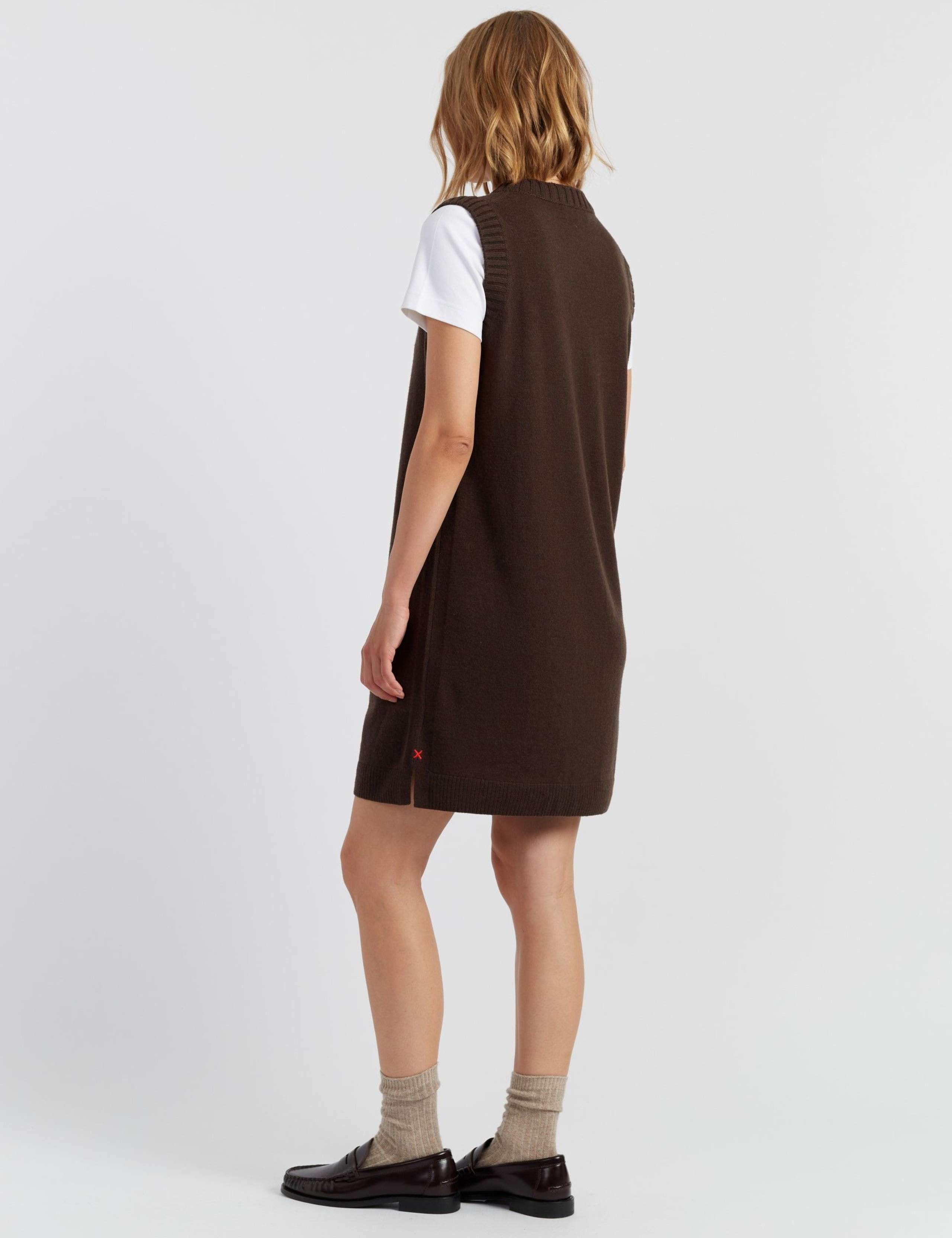 Wool Rich Jumper Dress with Cashmere 3 of 4