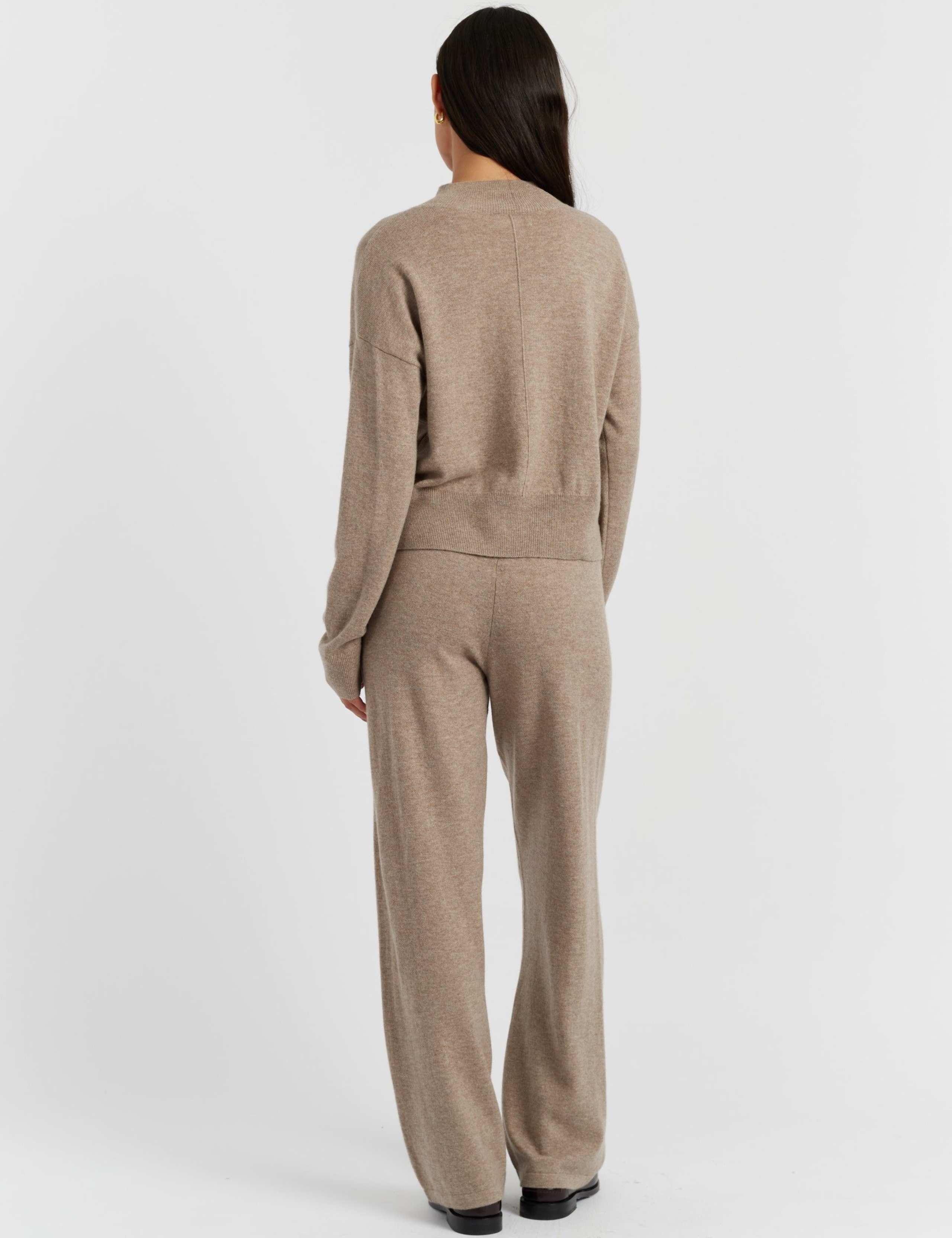 Wool Rich Funnel Neck Jumper with Cashmere 3 of 4