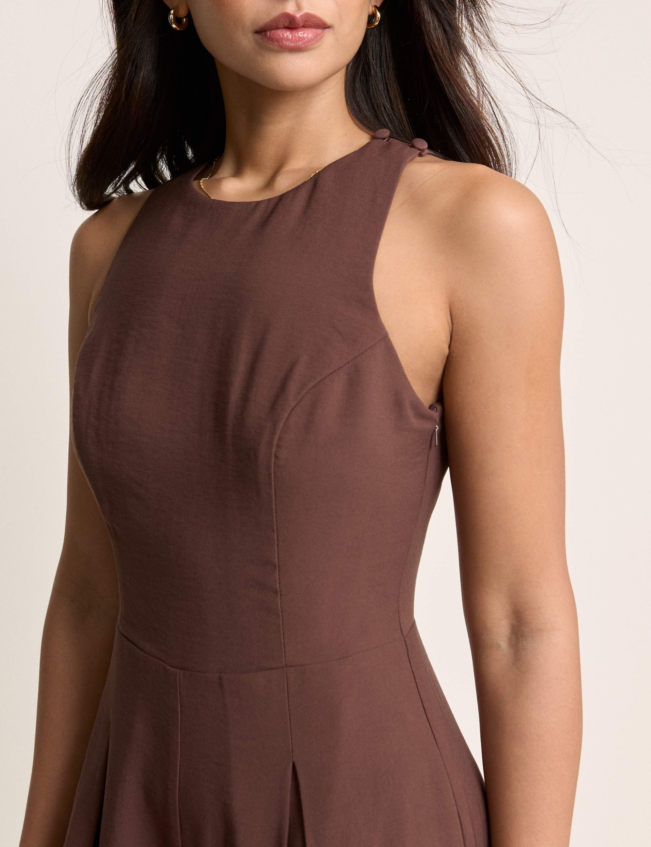 Round Neck Sleeveless Wide Leg Jumpsuit 5 of 5