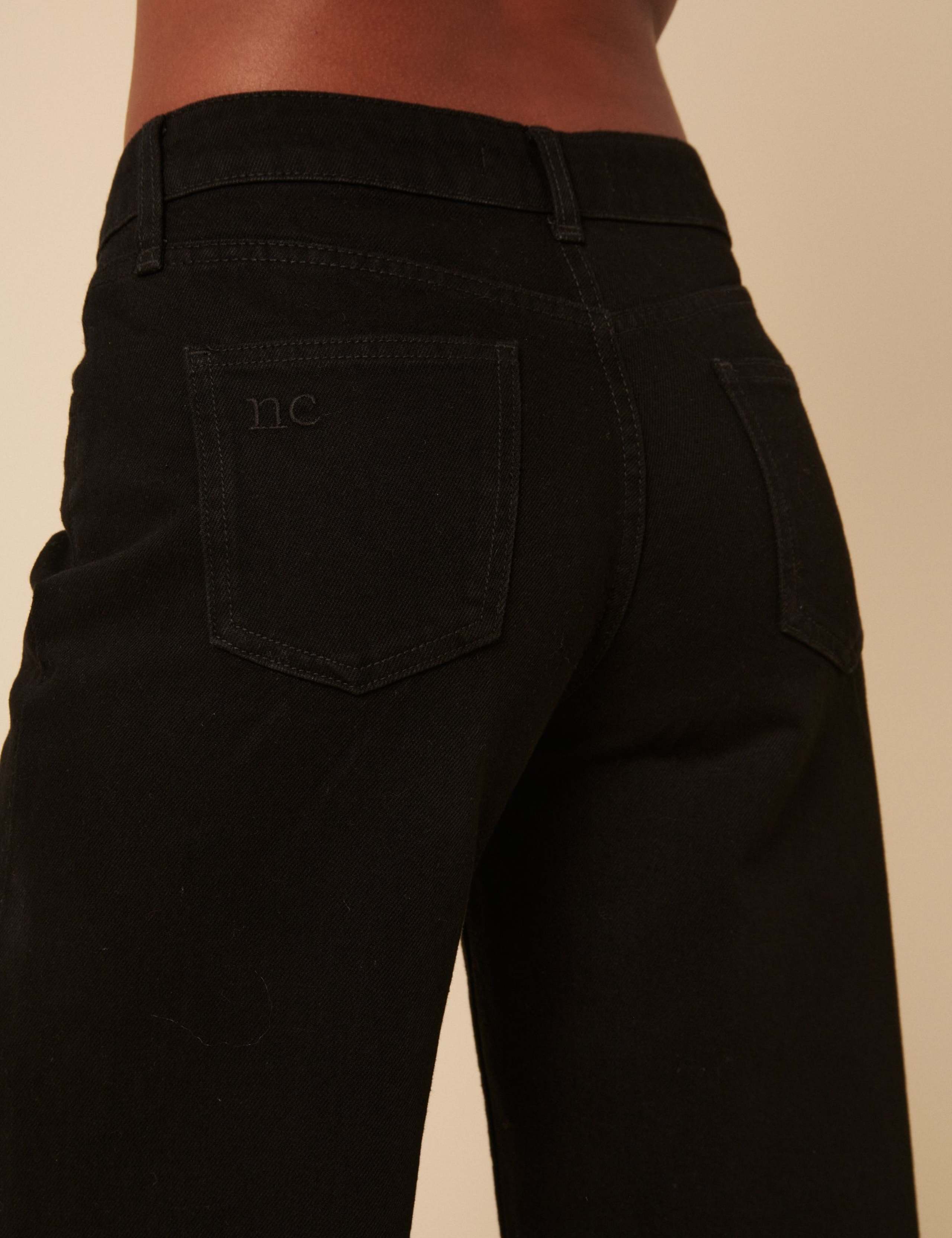 Mid Rise Wide Leg Jeans 3 of 5