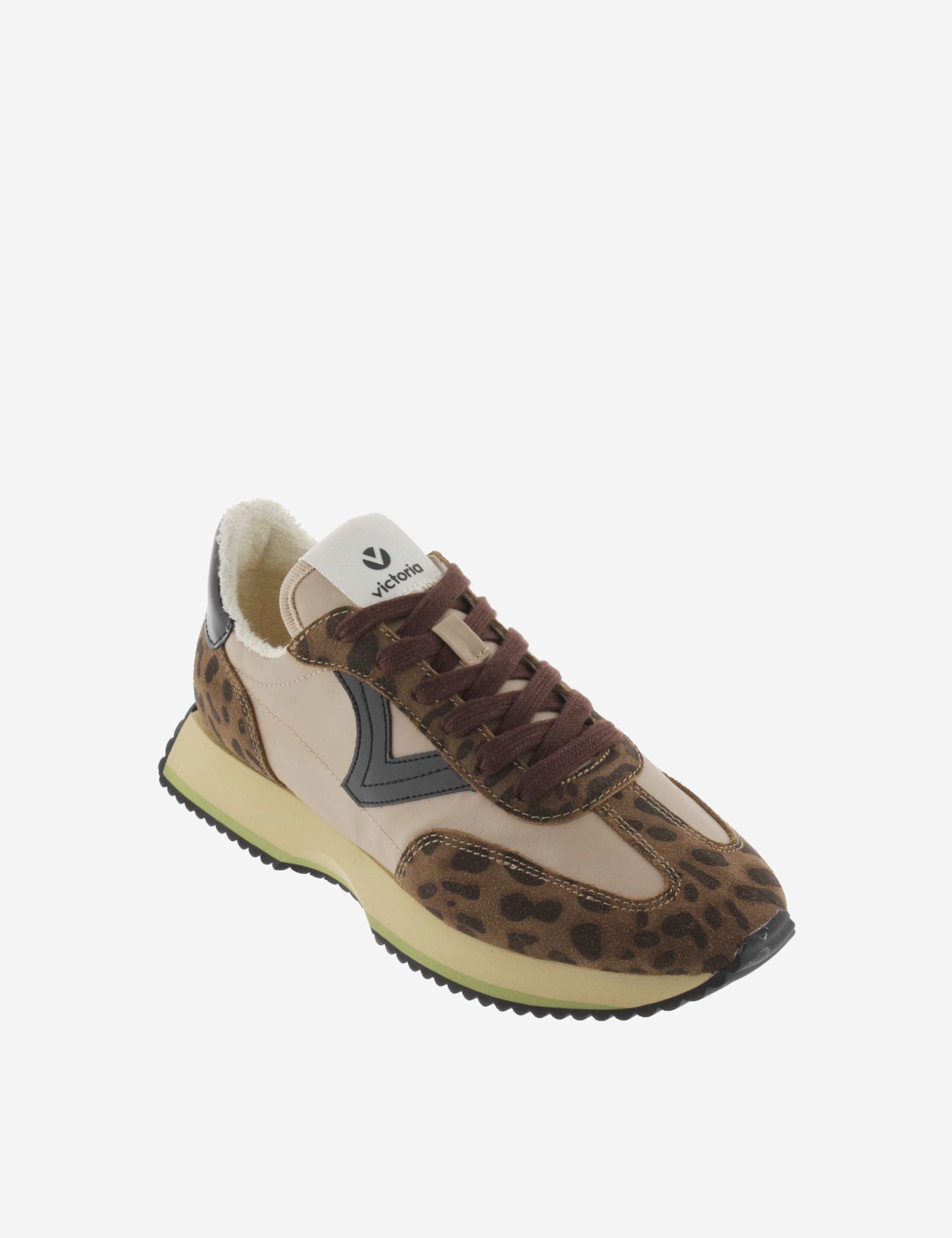 Animal Print Lace Up Trainers 2 of 5