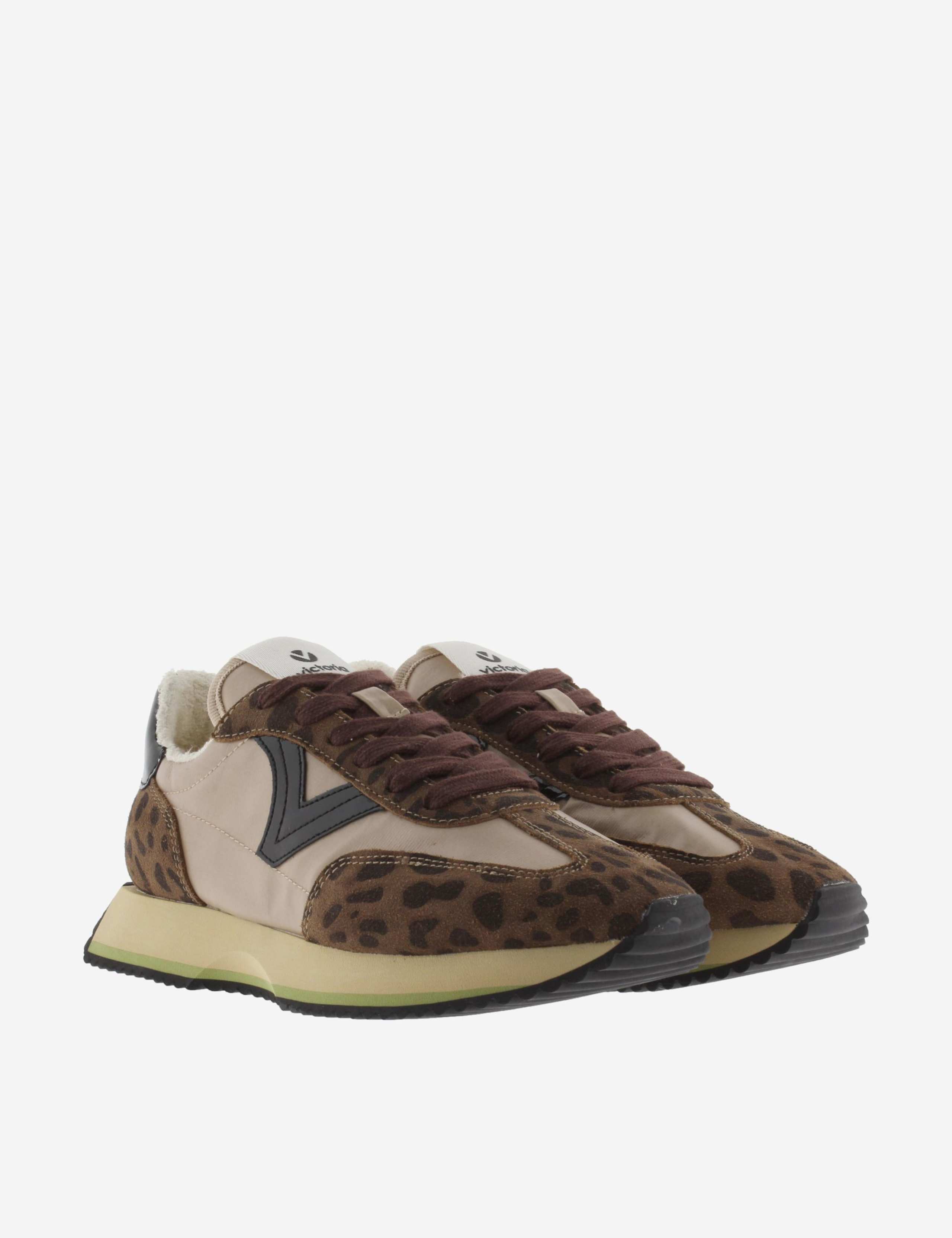 Animal Print Lace Up Trainers 3 of 5