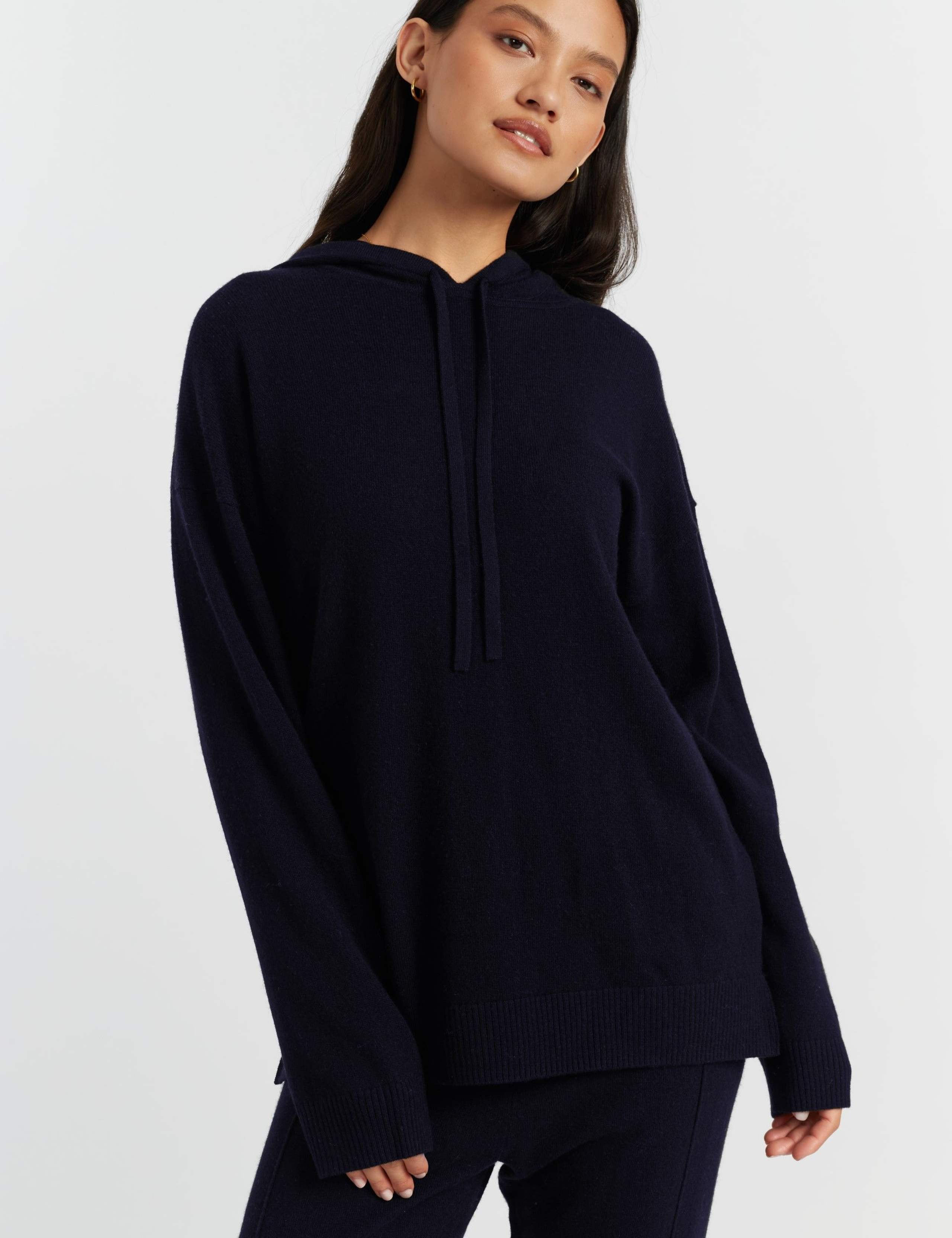 Wool Rich Oversized Hoodie With Cashmere 4 of 4