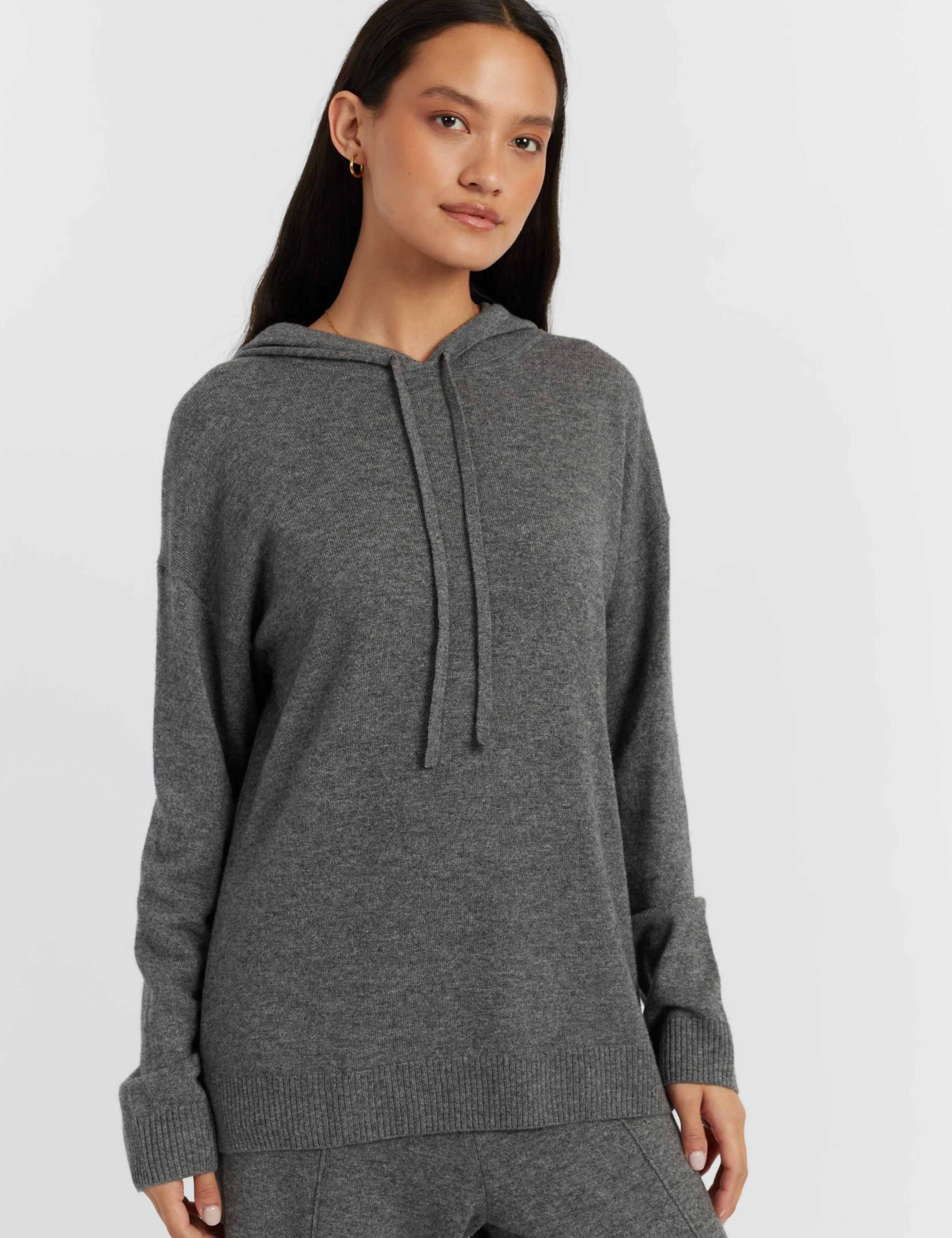 Wool Rich Oversized Hoodie With Cashmere 3 of 3