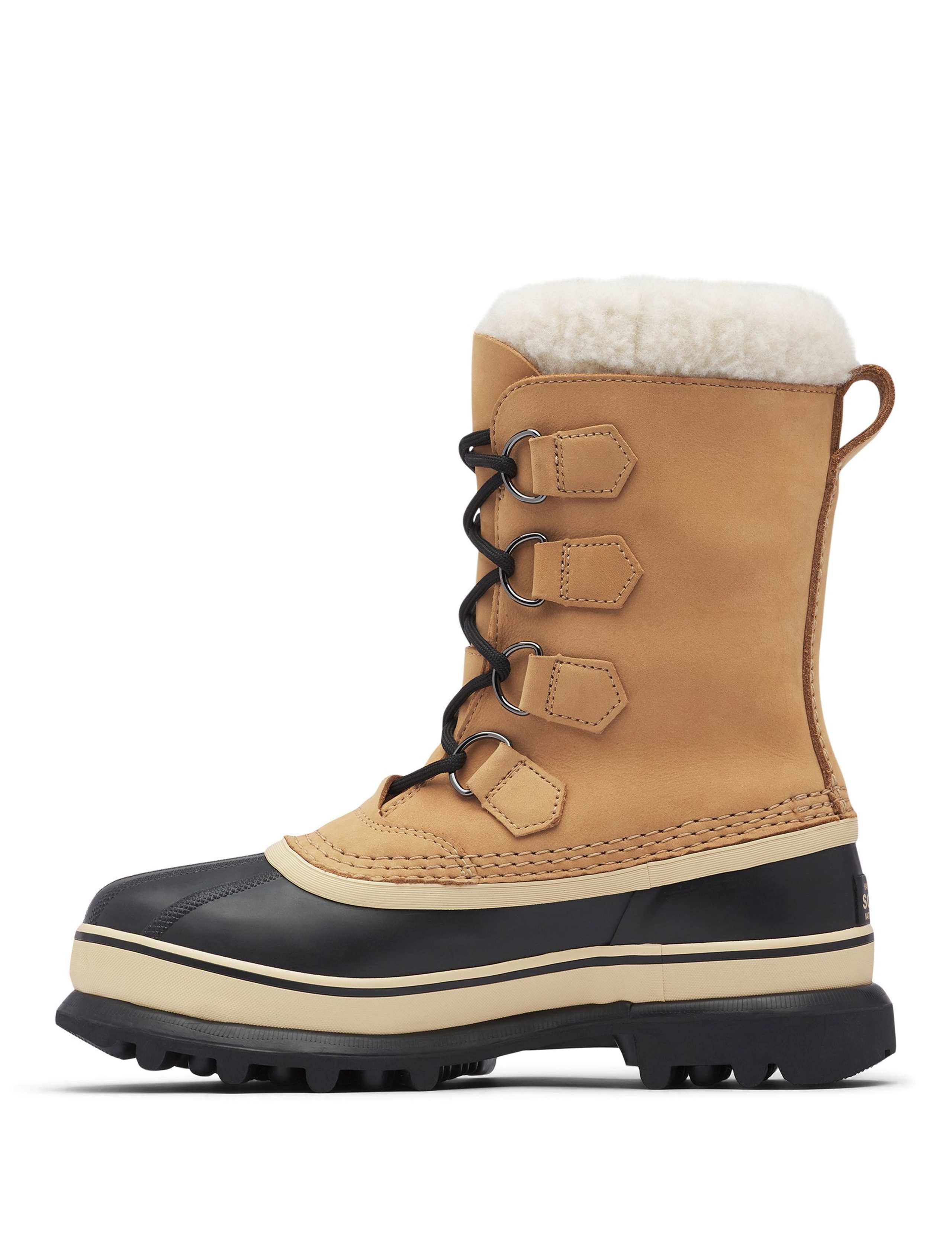 Caribou Leather Faux Fur Lined Mid Calf Boots 2 of 6