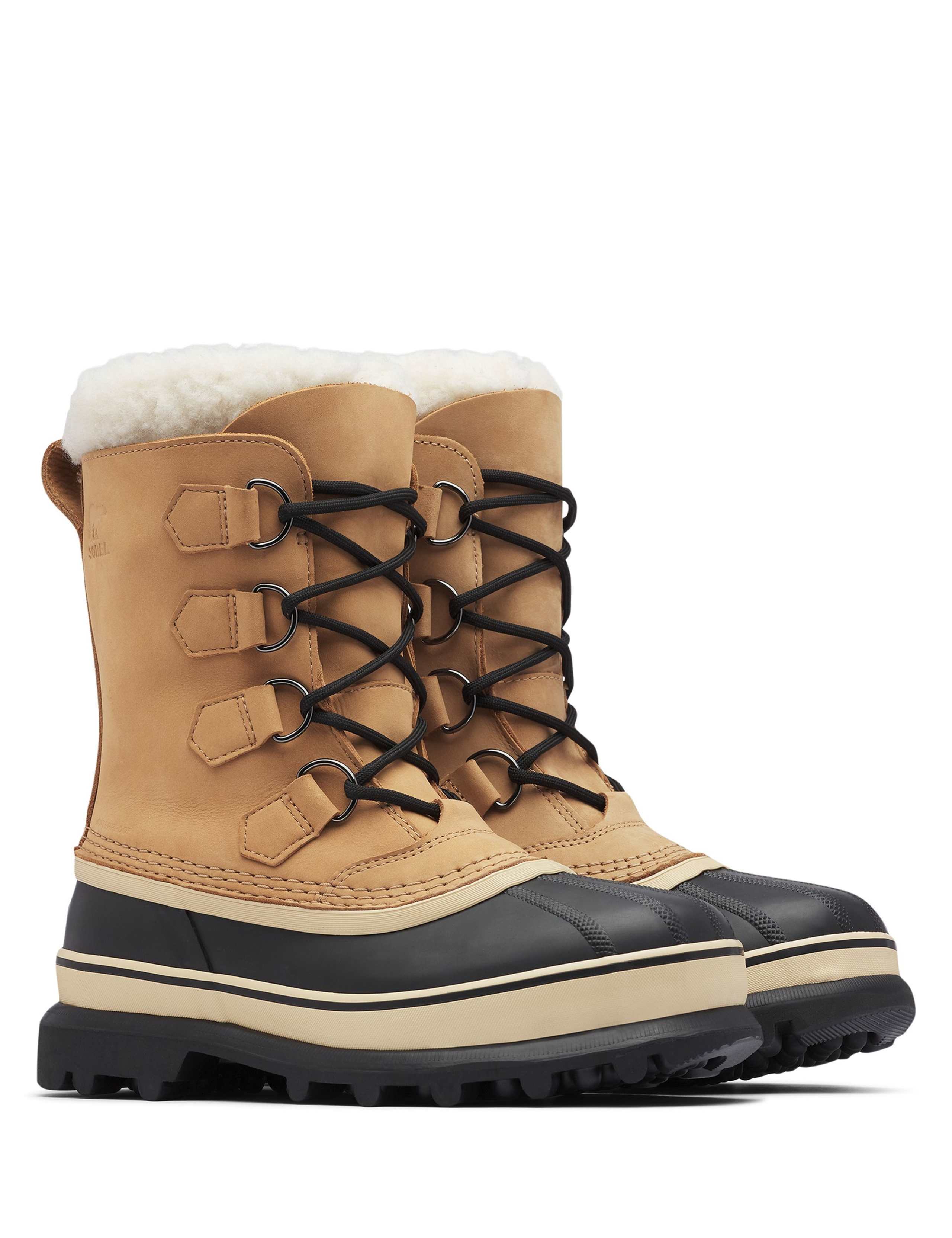 Caribou Leather Faux Fur Lined Mid Calf Boots 4 of 6