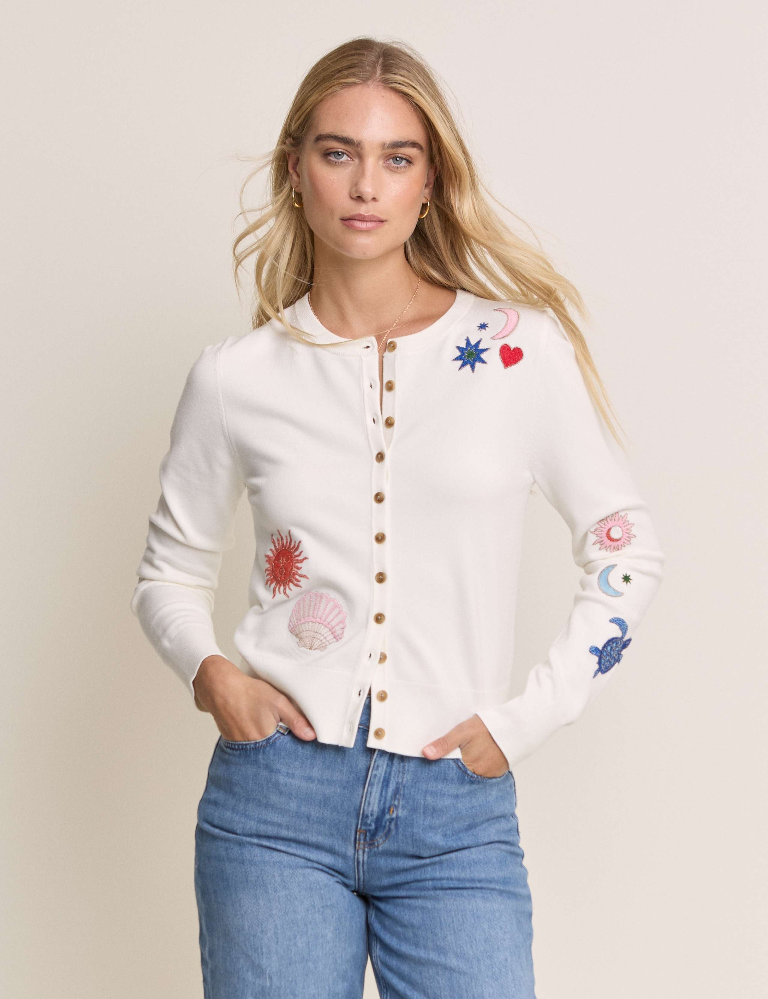 Embroidered Cardigan 1 of 5