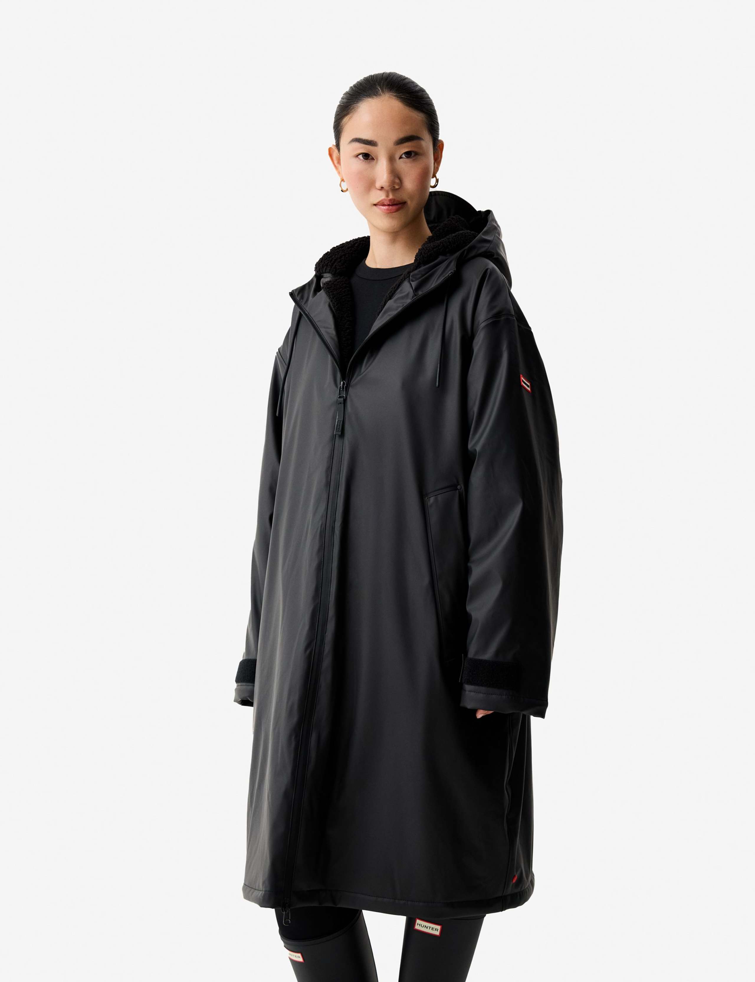 Gower Hooded Cocoon Raincoat 3 of 6