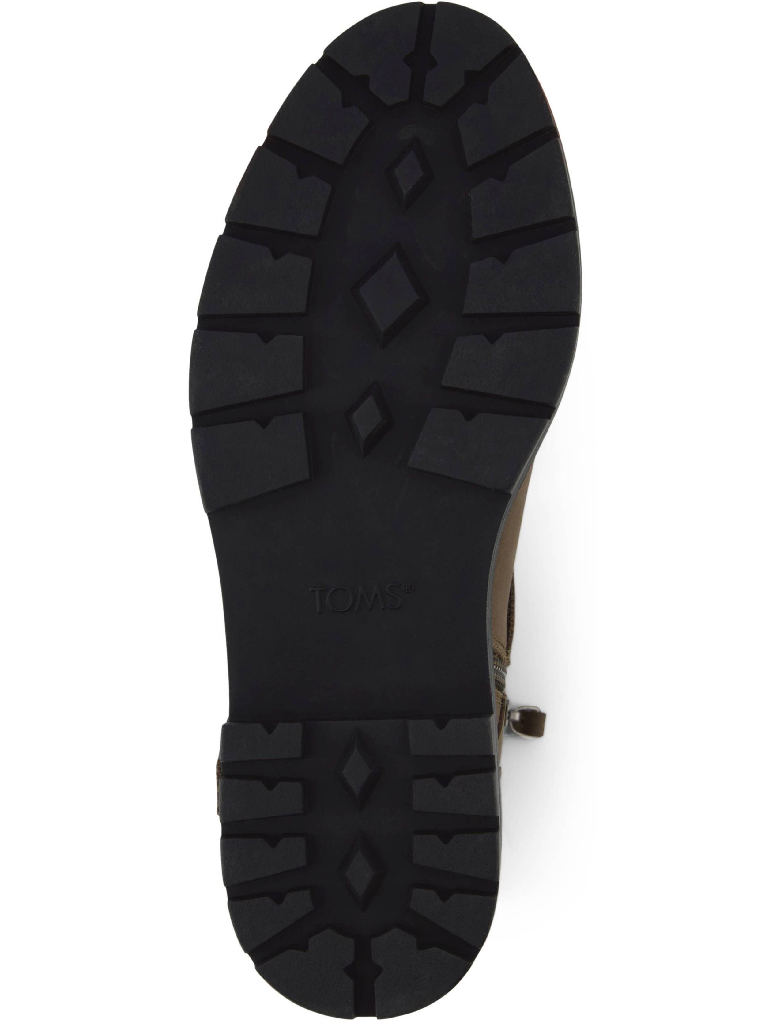 Leather Biker Buckle Flat Boots 6 of 9