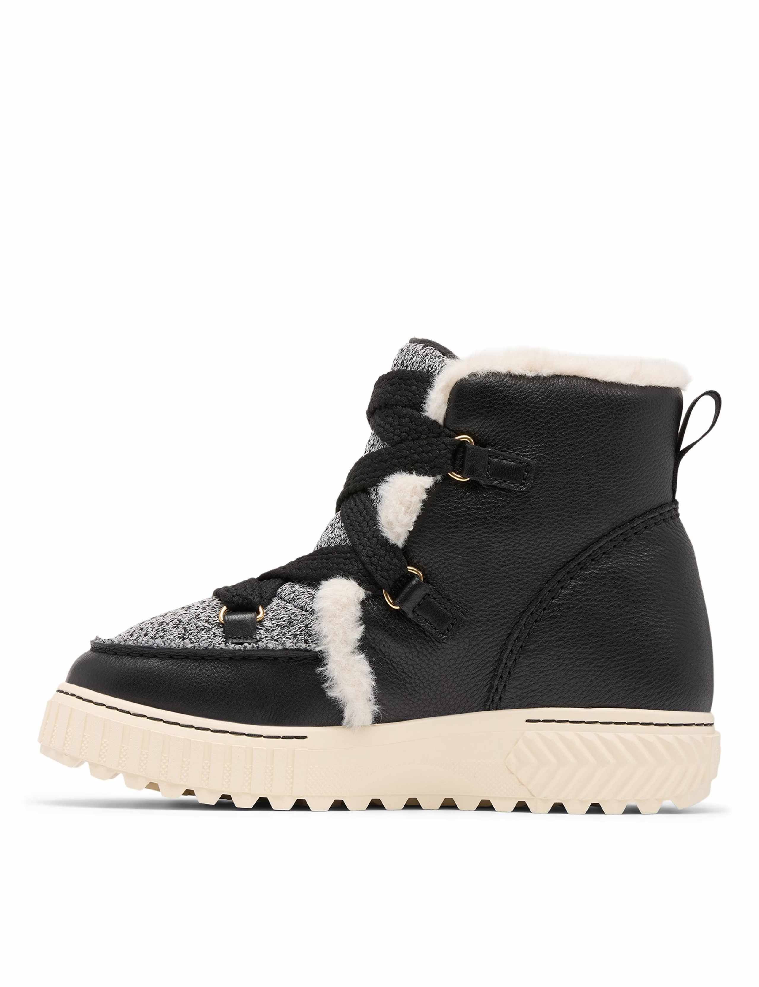 Ona Ave Leather Faux Fur Lined Winter Boots 5 of 6