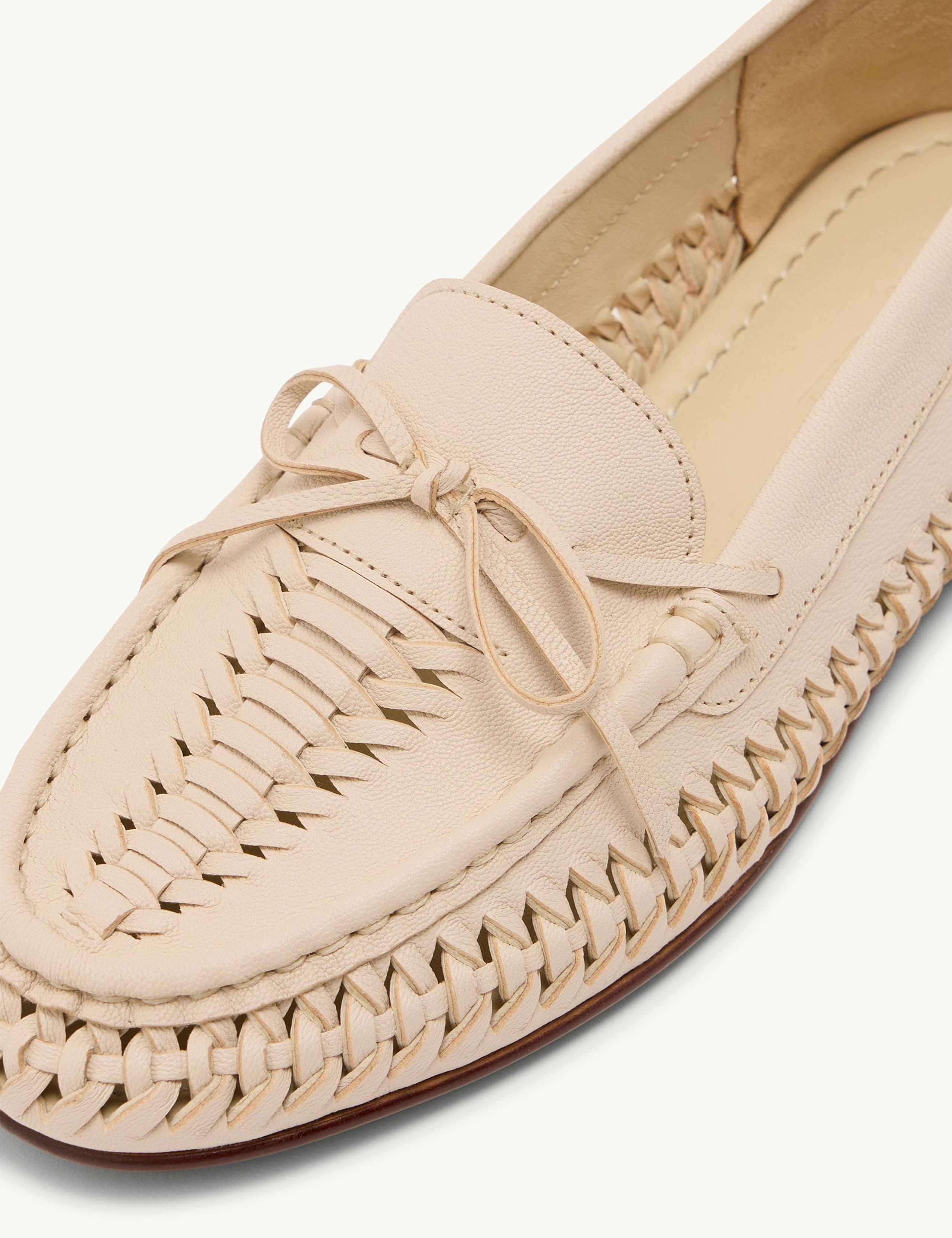 Leather Flat Boat Shoes 3 of 4