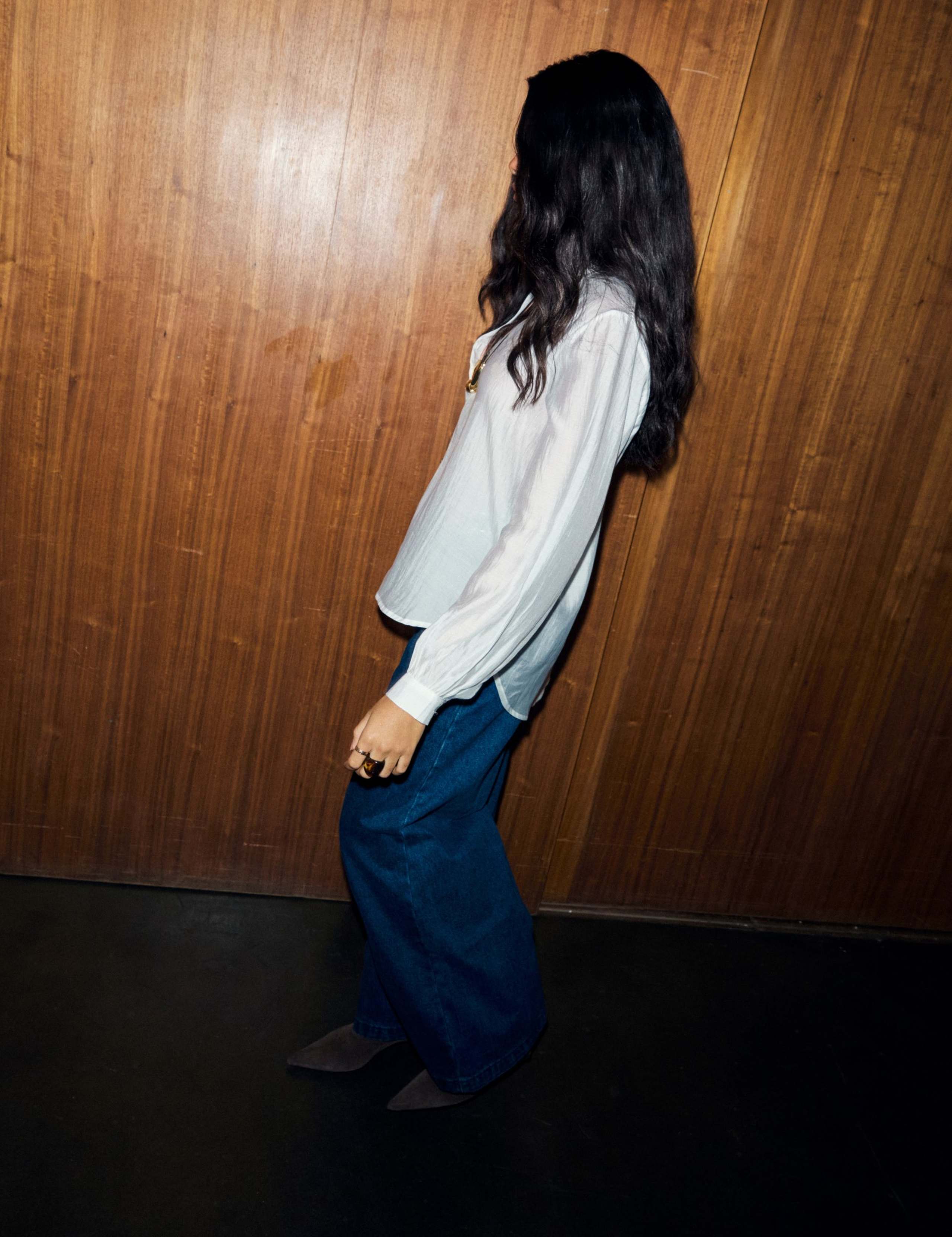 Lyocell Rich Collared Relaxed Shirt 3 of 5