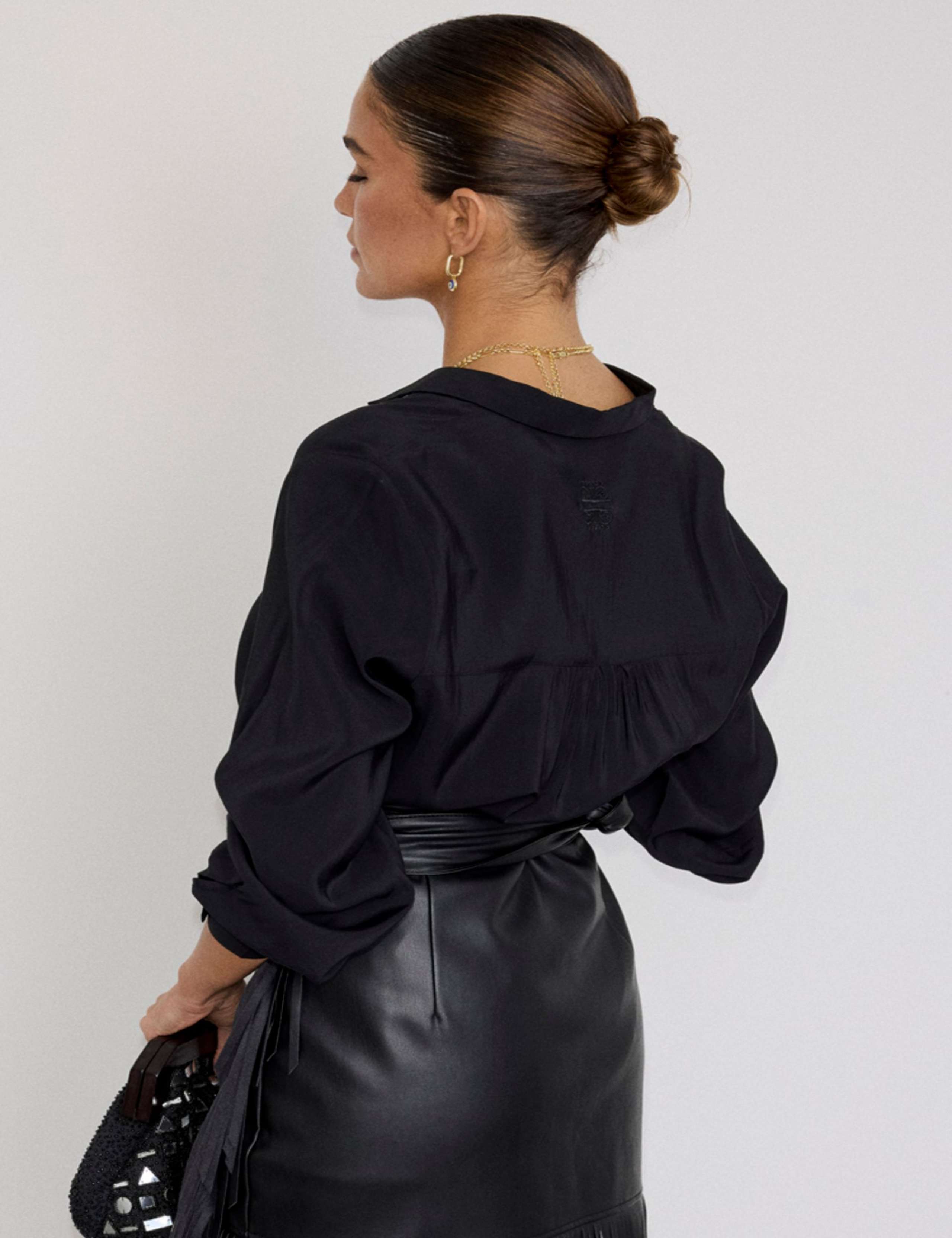Lyocell Rich Collared Relaxed Shirt 4 of 5
