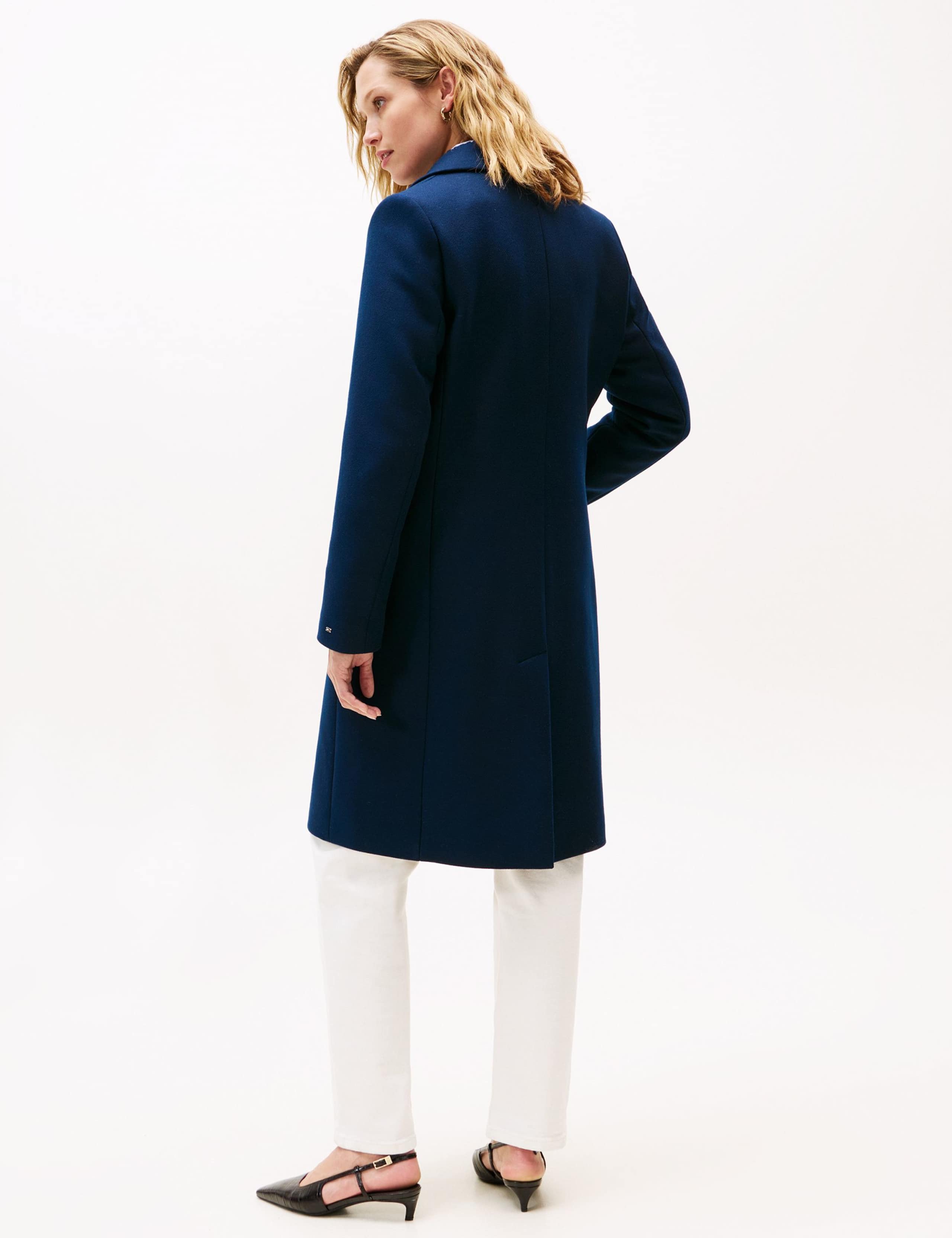 Wool Rich Single Breasted Collared Coat 3 of 5