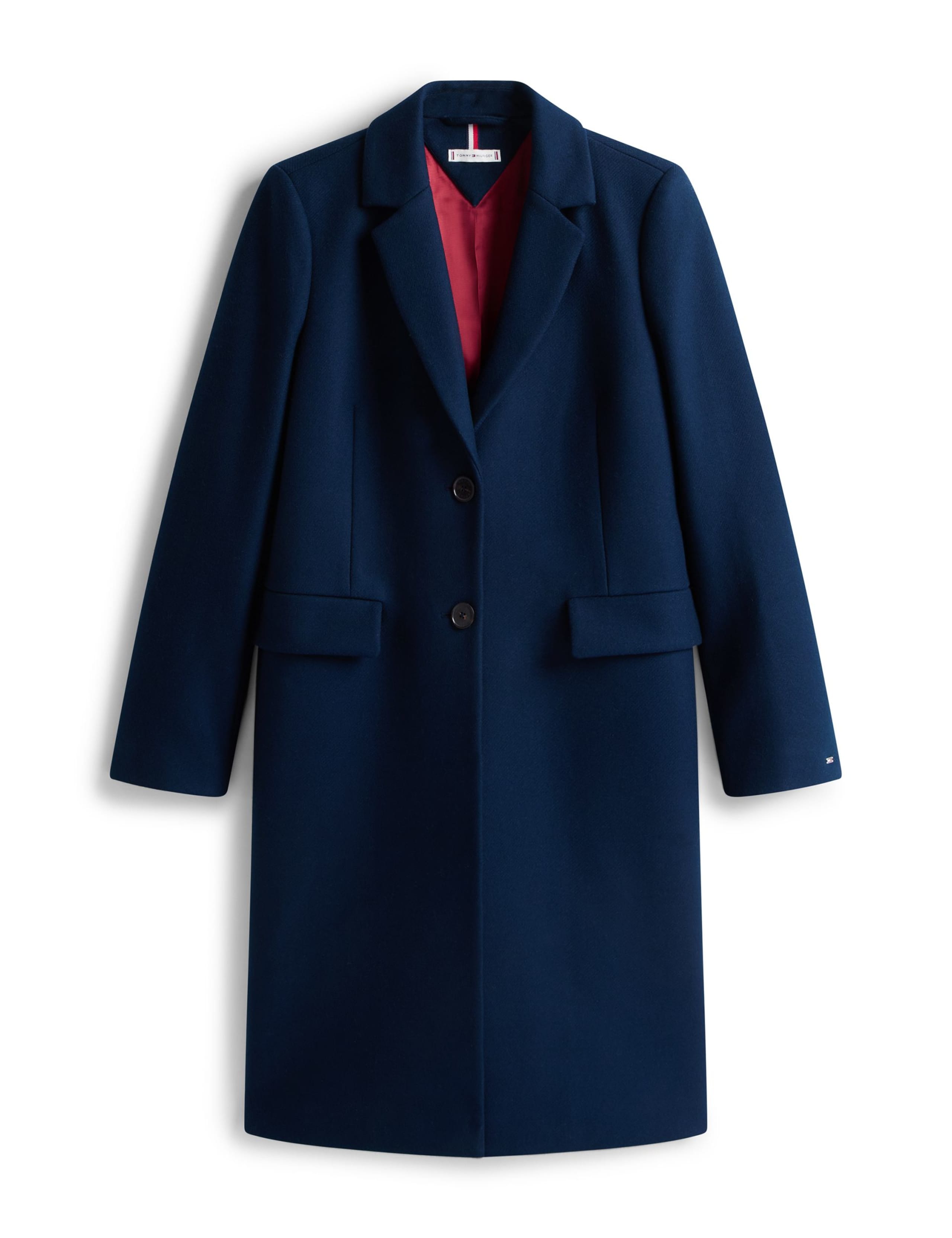 Wool Rich Single Breasted Collared Coat 2 of 5