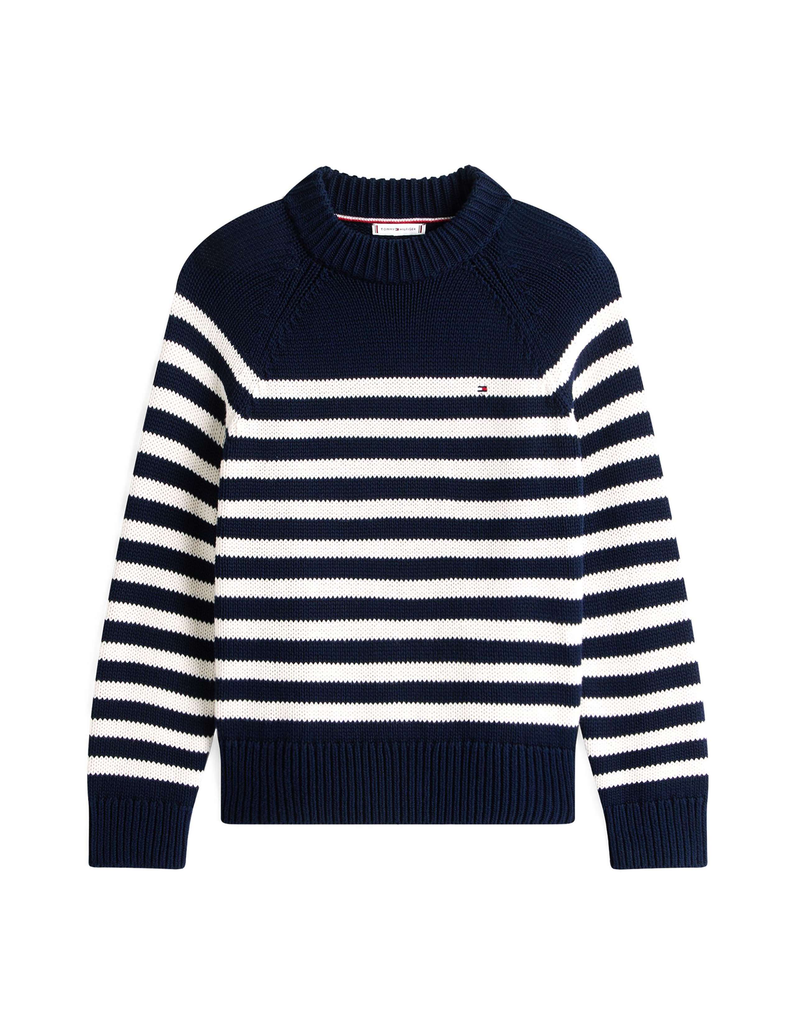 Pure Cotton Striped Jumper 2 of 5