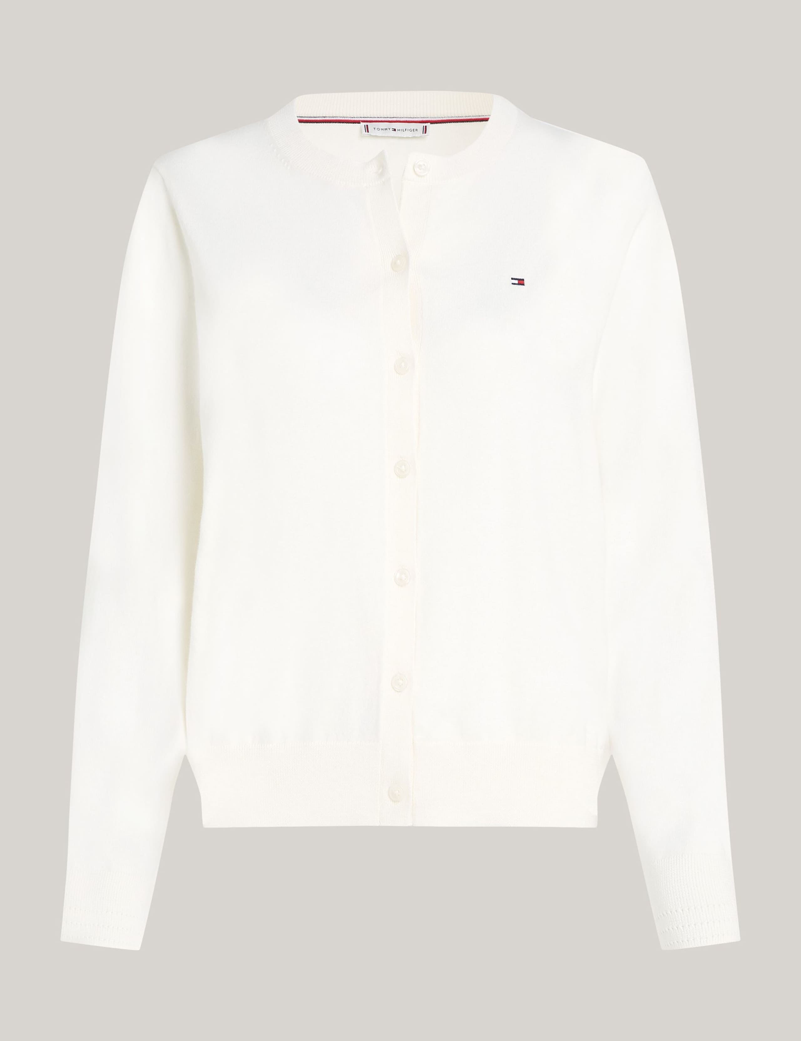 Cotton Rich Crew Neck Cardigan 2 of 5