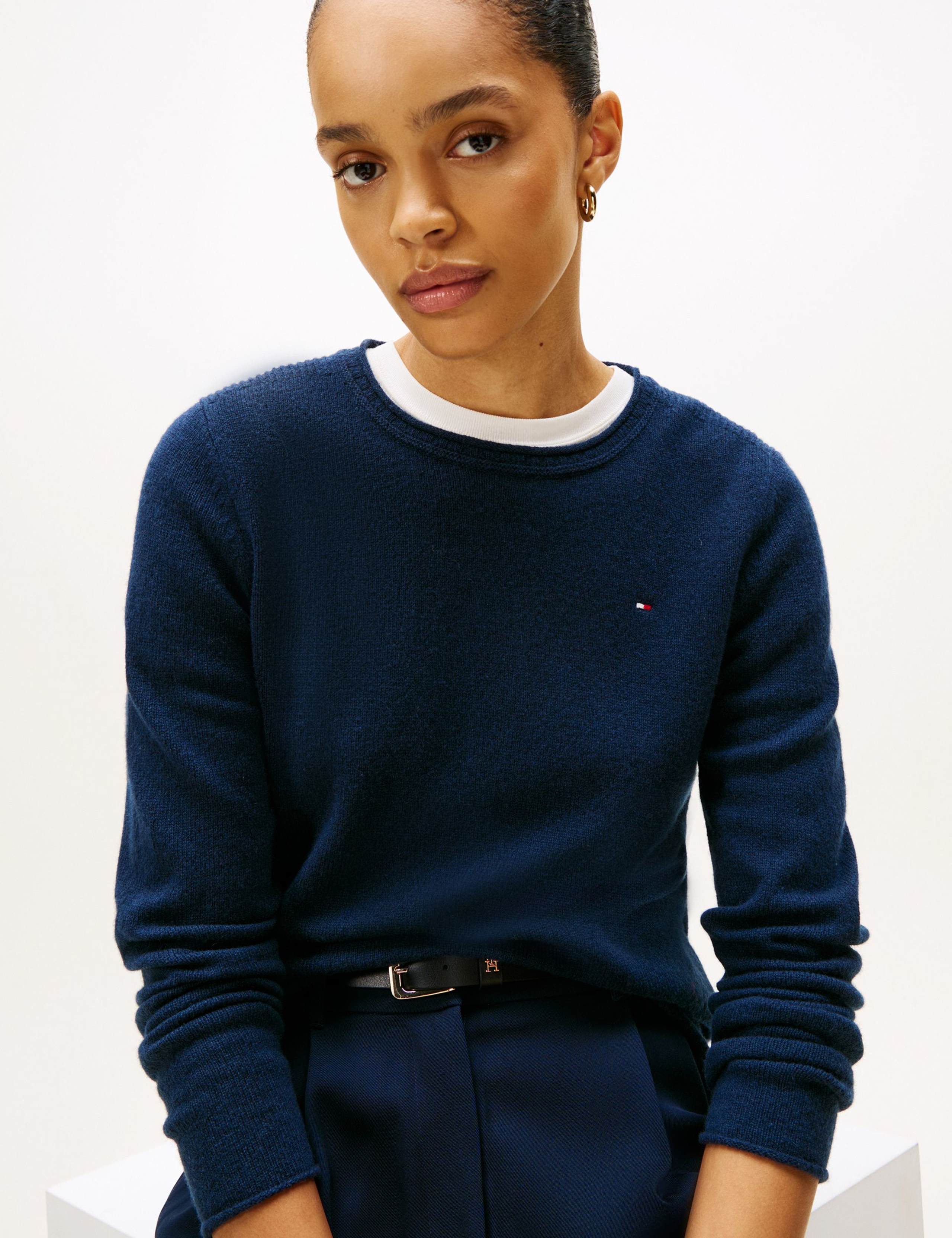 Pure Wool Crew Neck Jumper 3 of 5
