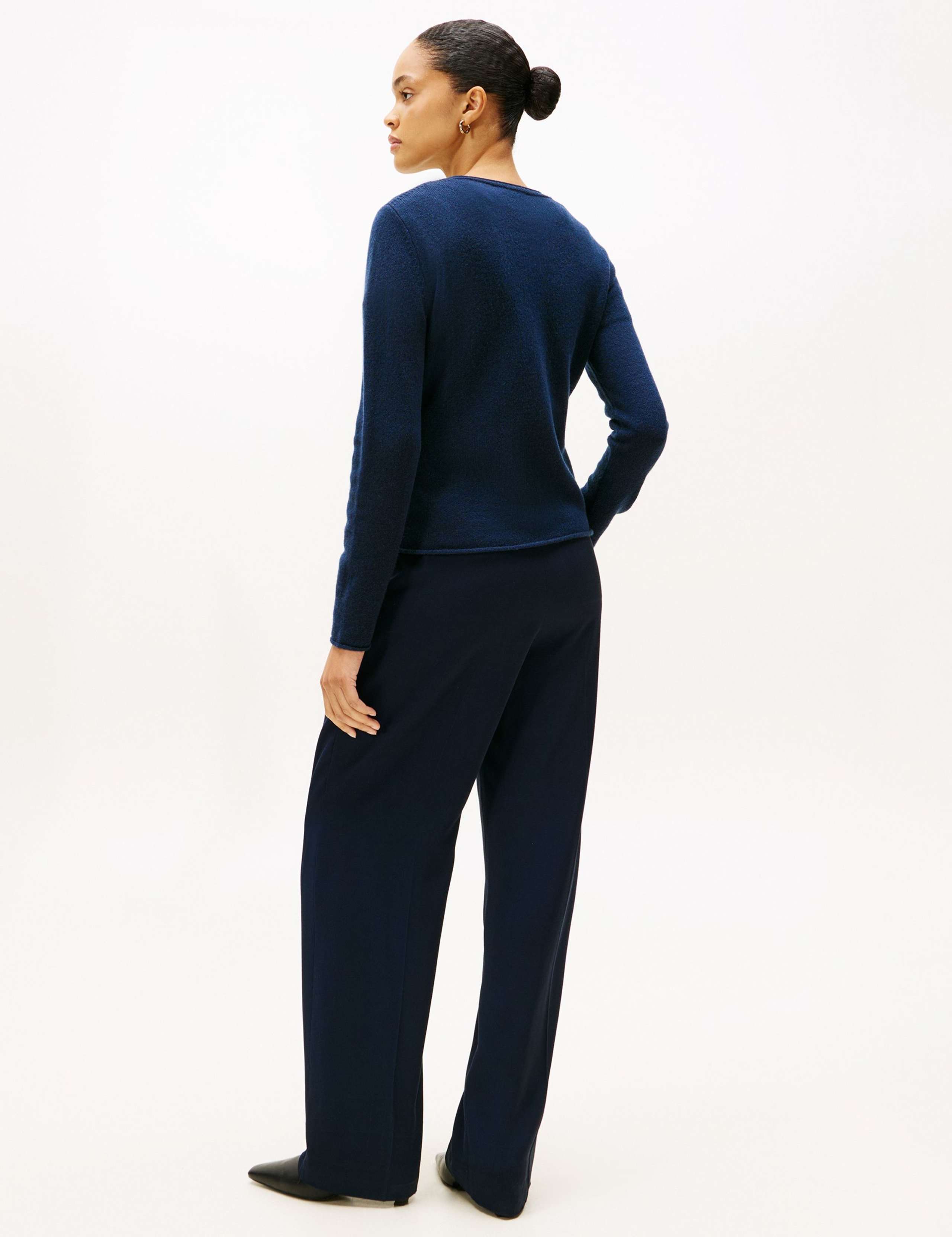 Pure Wool Crew Neck Jumper 4 of 5
