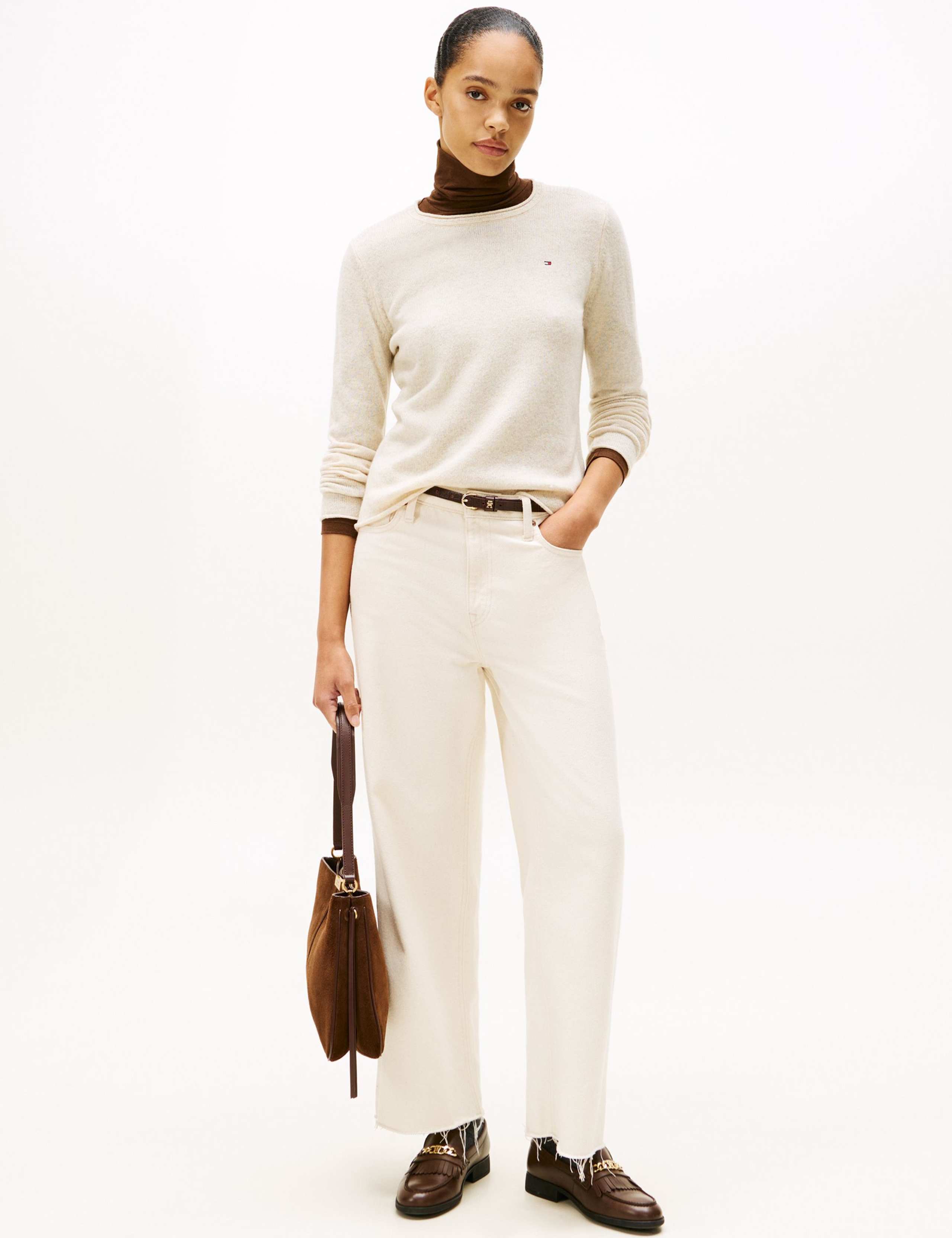 Pure Wool Crew Neck Jumper 3 of 5