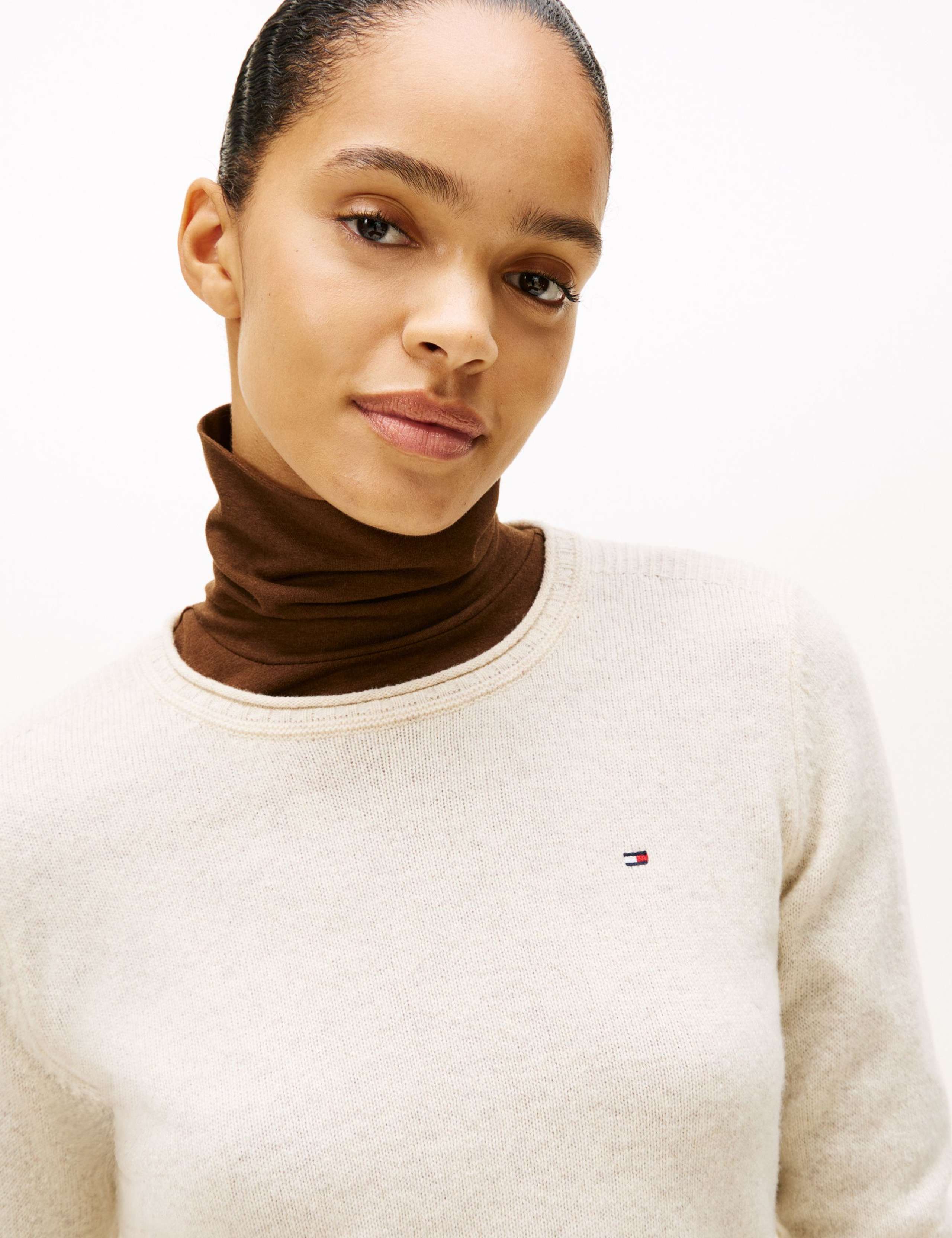 Pure Wool Crew Neck Jumper 4 of 5