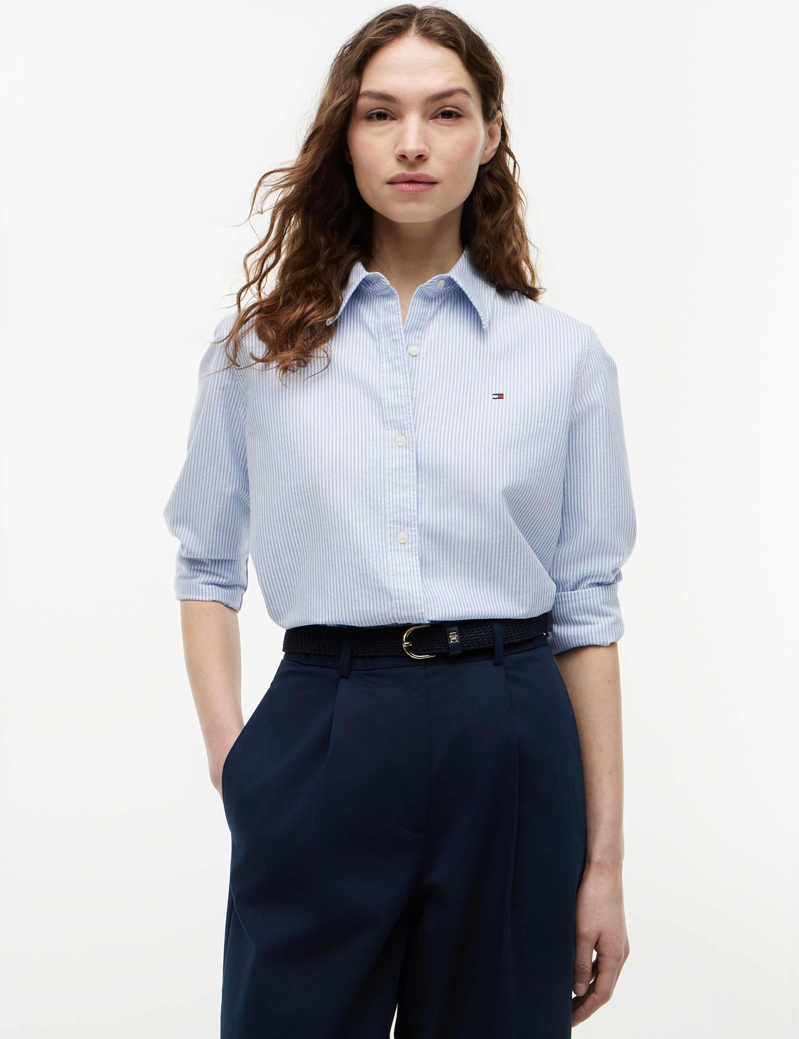 Pure Cotton Oxford Shirt 1 of 8