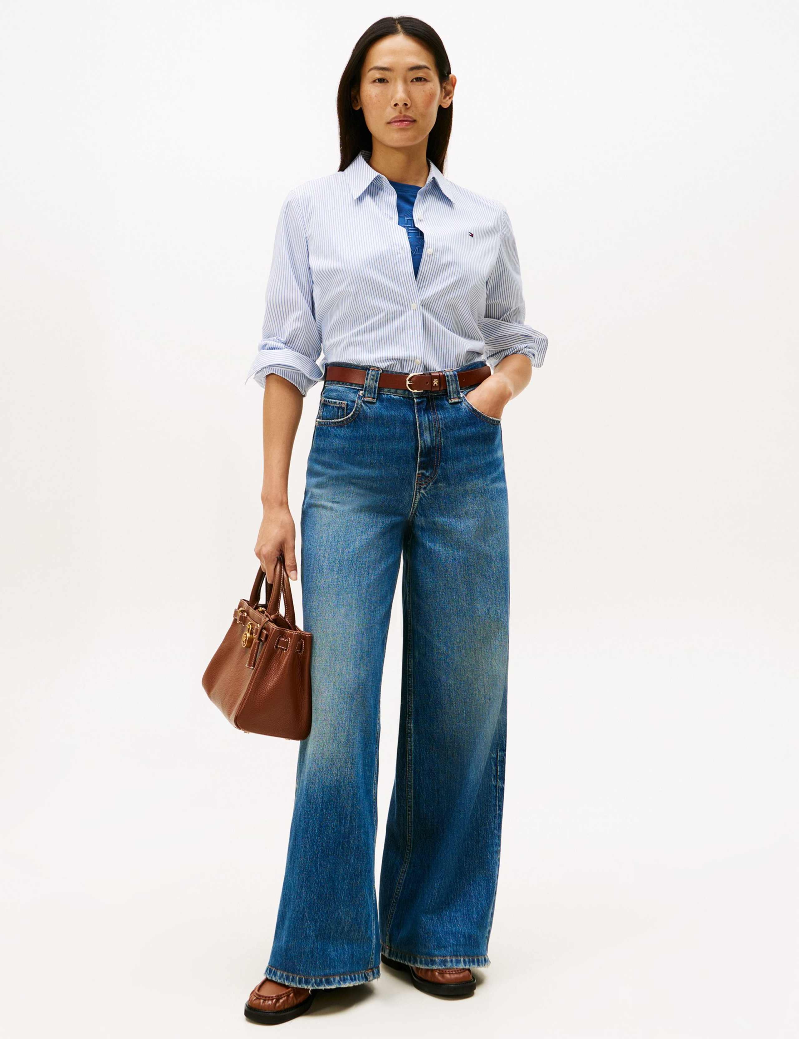 Cotton Rich Striped Shirt 3 of 5