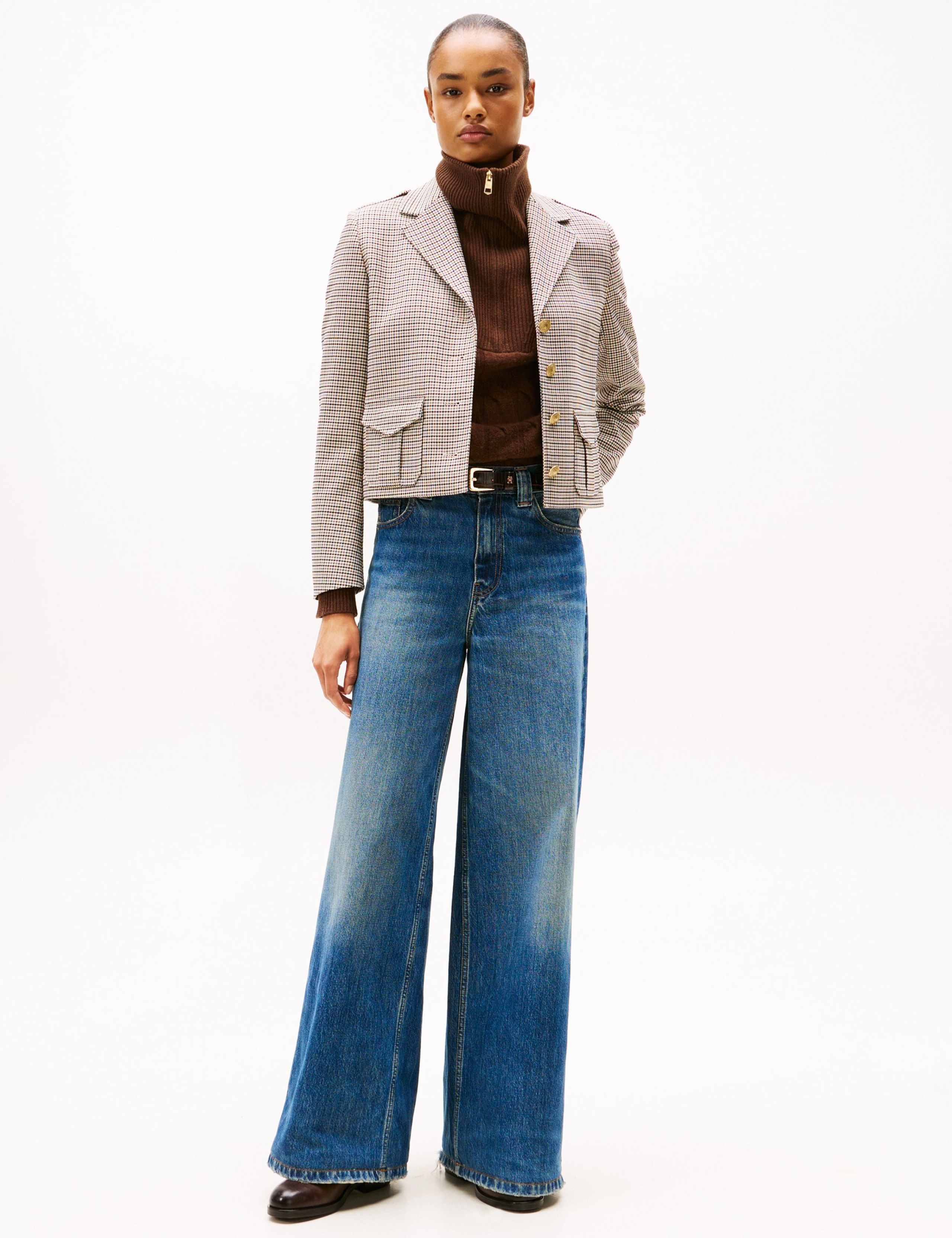 High Waisted Wide Leg Jeans 3 of 5