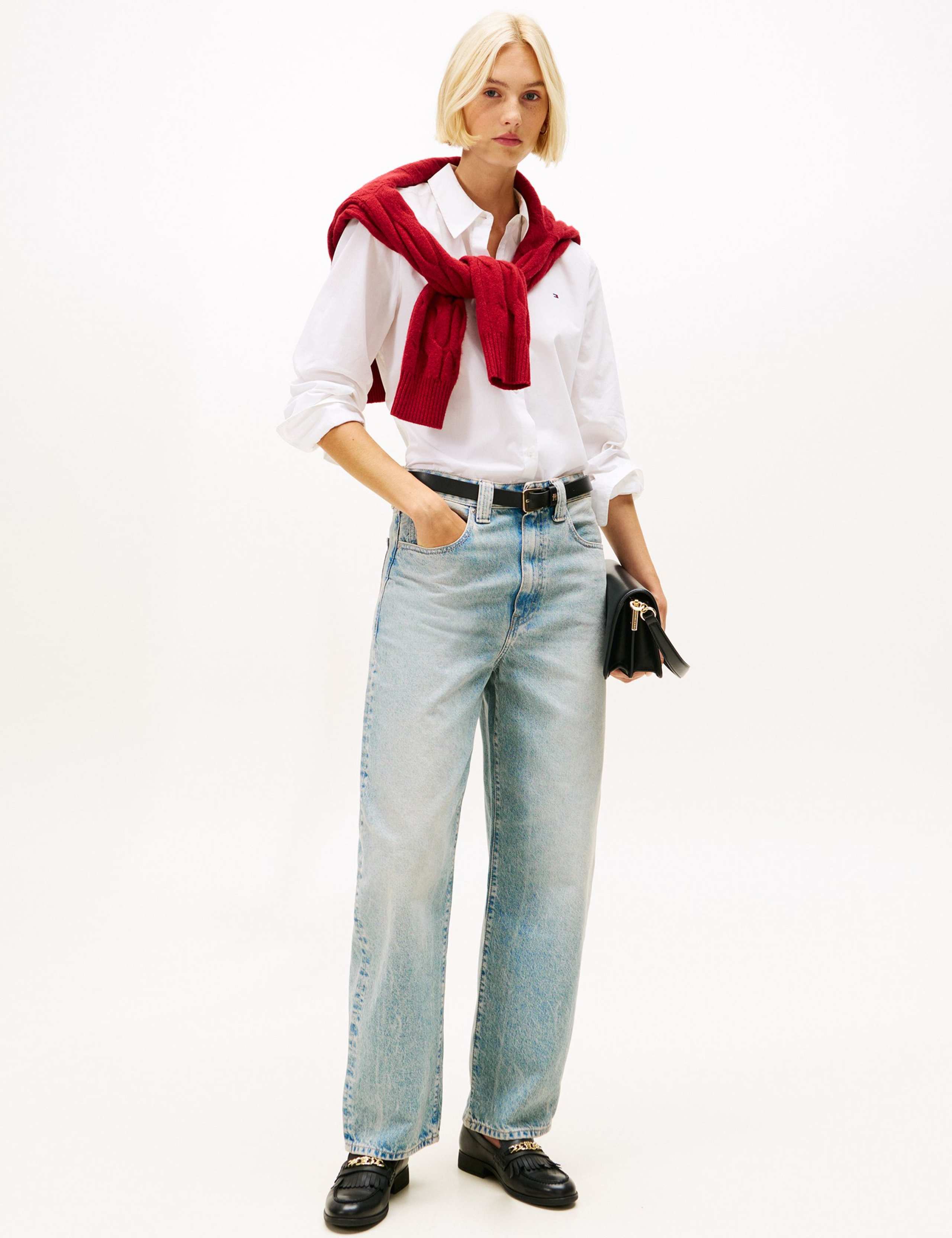 High Waisted Barrel Jeans 3 of 5