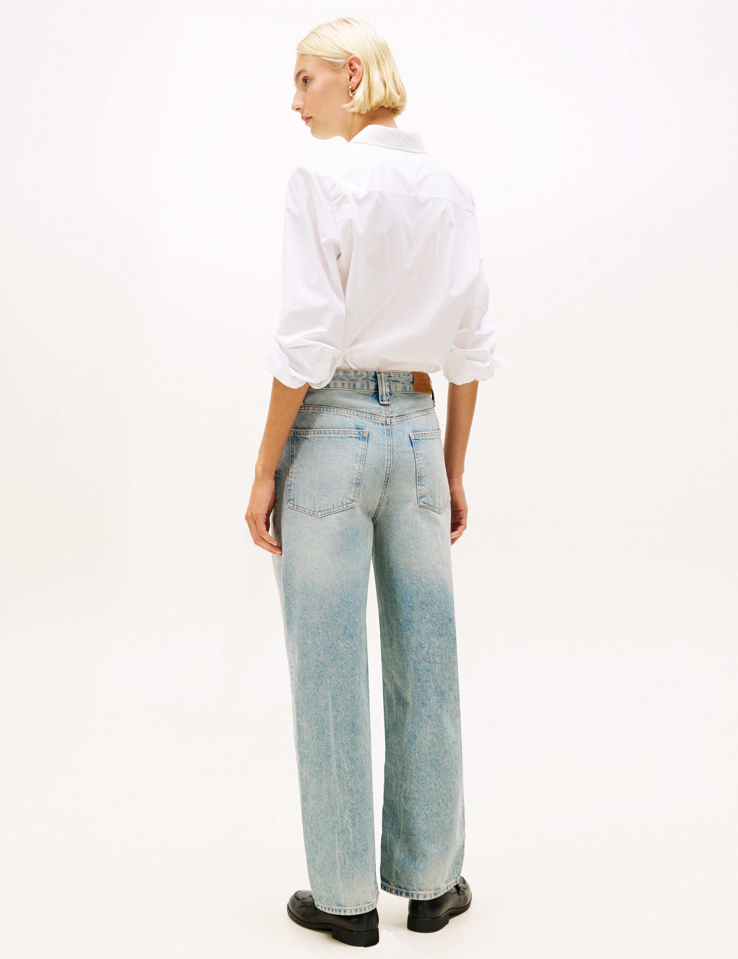 High Waisted Barrel Jeans 4 of 5