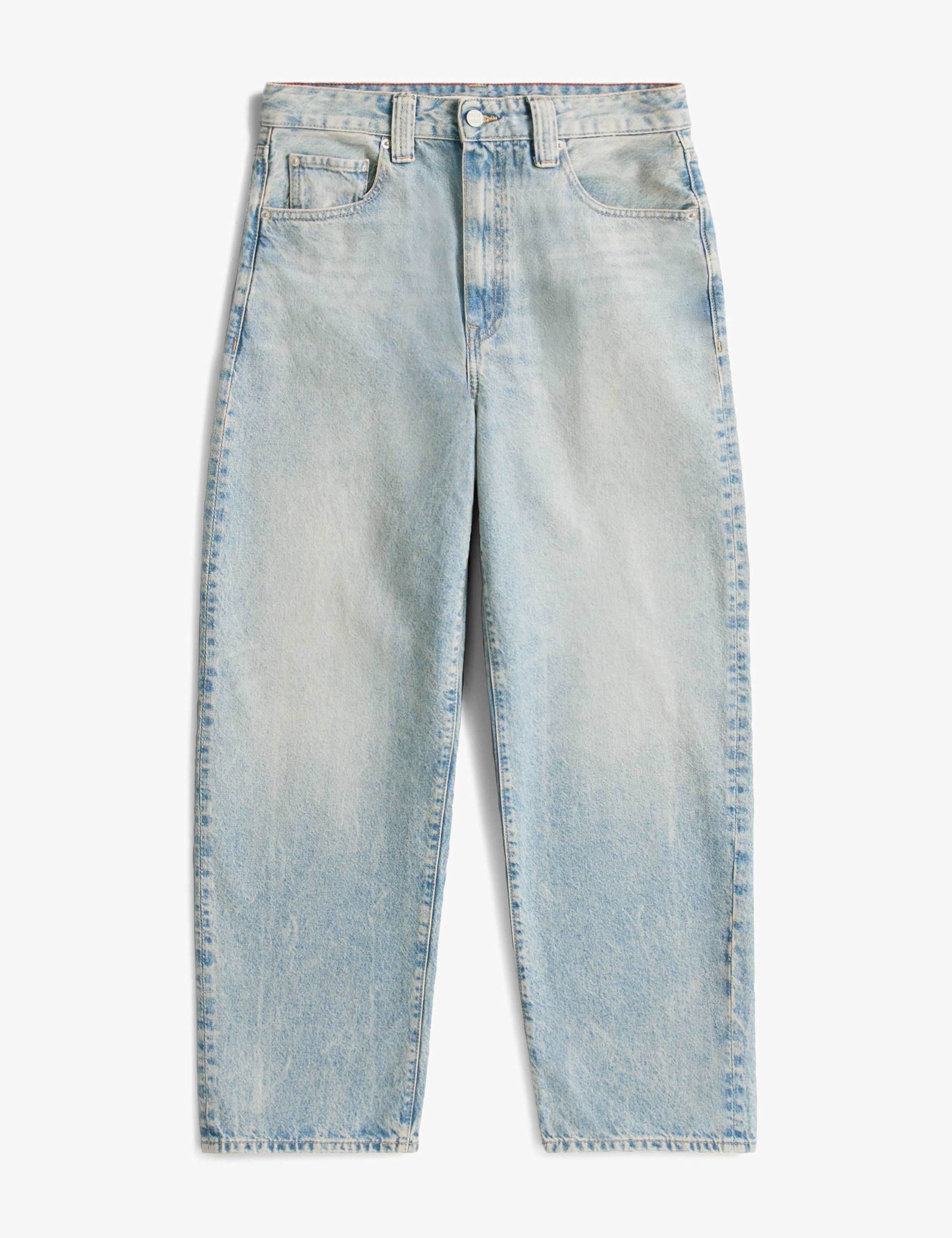 High Waisted Barrel Jeans 2 of 5