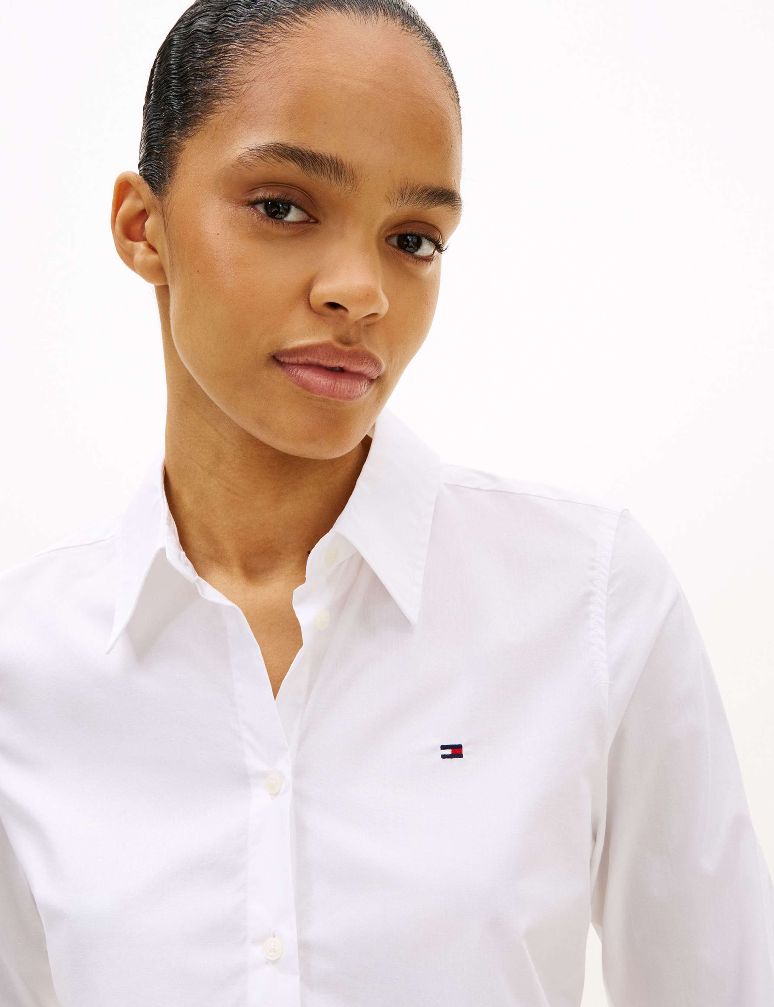Cotton Rich Embroidered Collared Shirt 6 of 6