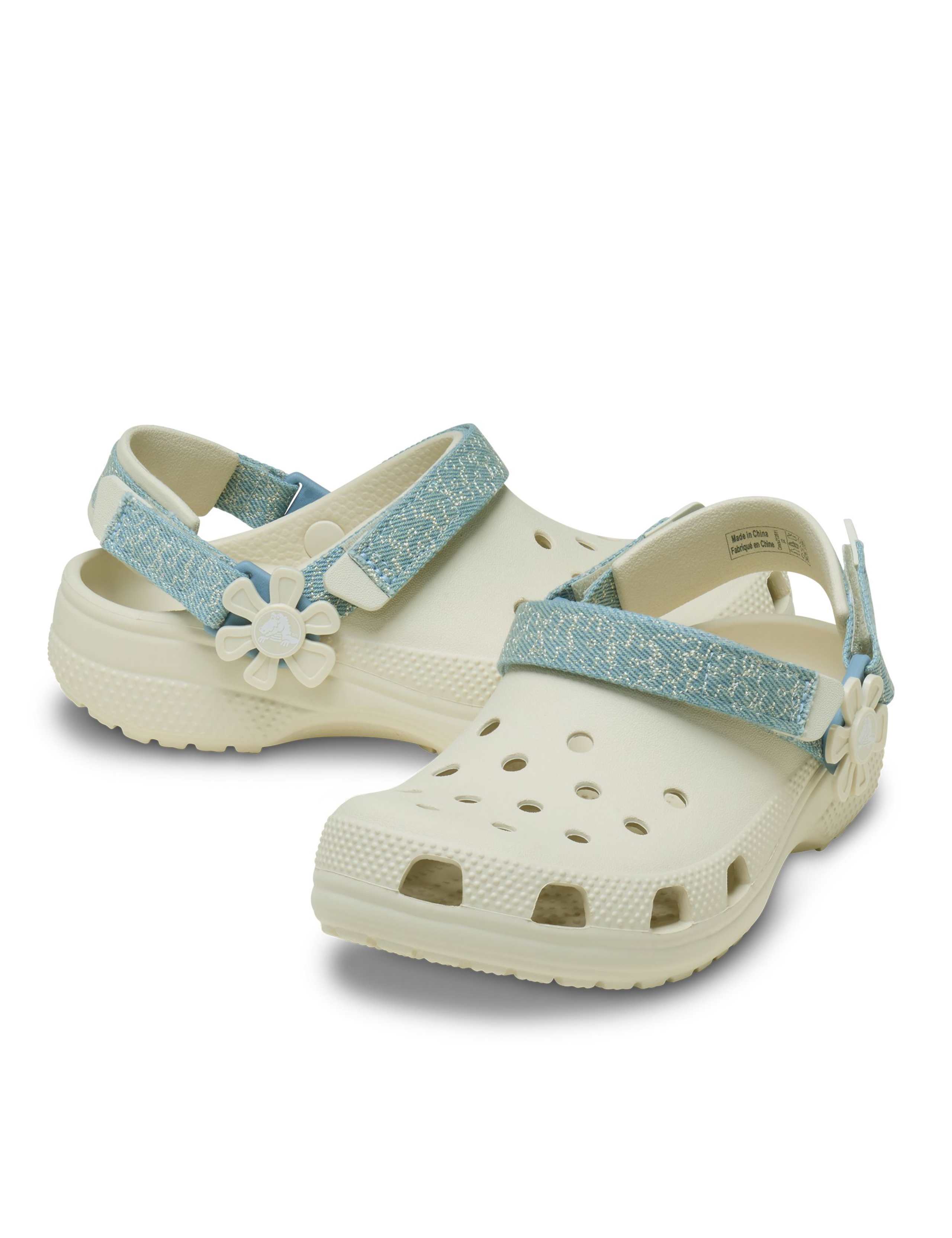 Kids' Classic Denim Clogs (11 Small-3 Large) 4 of 6