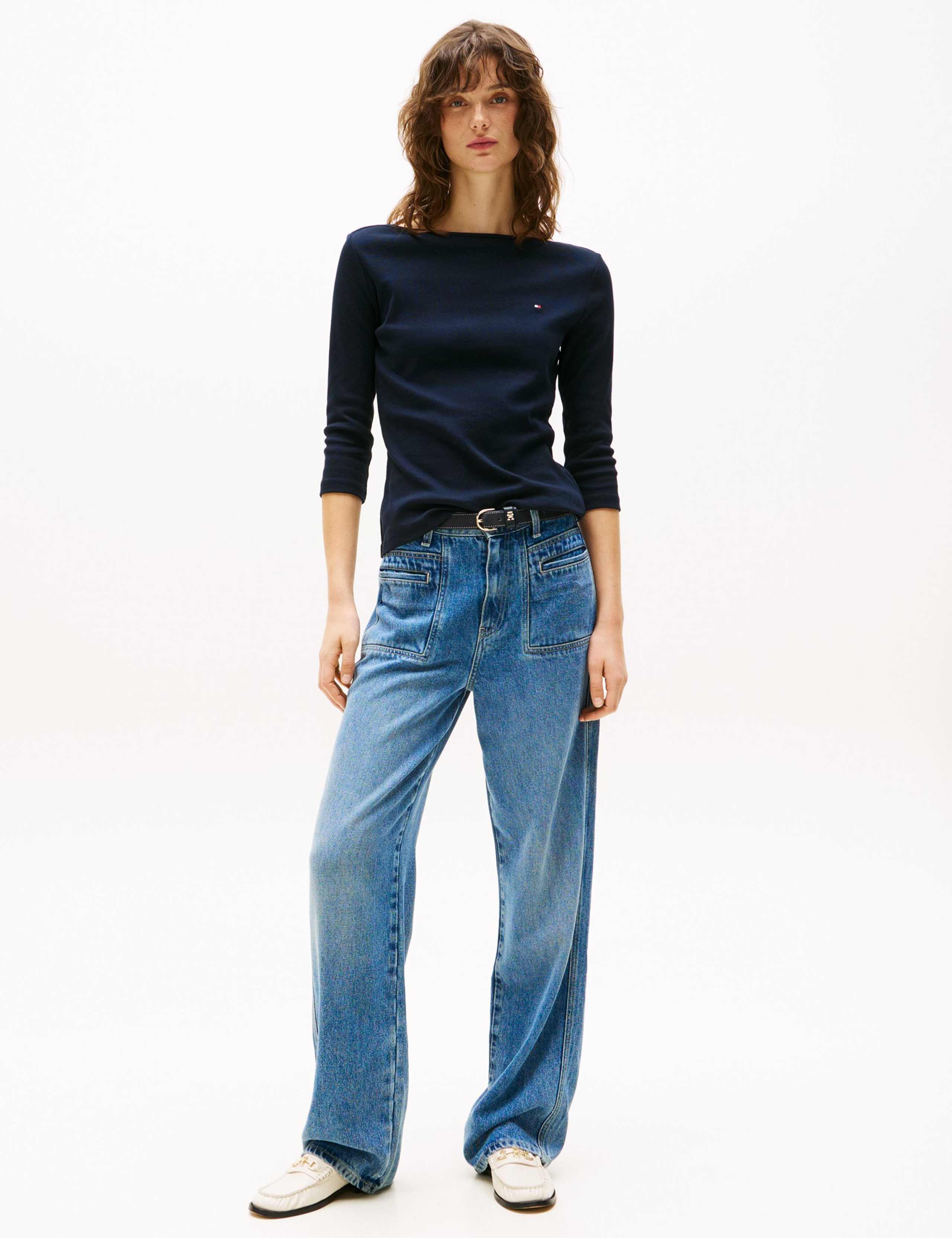 Pure Cotton Boat Neck Top 4 of 5
